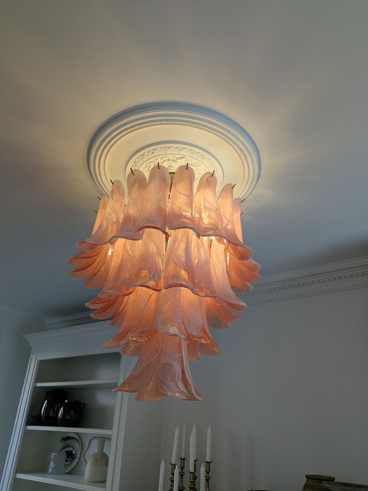 photo furniture Murano Chandelier (Glass Part 50x65cm Chain: 1m Flexi ). Similar From Soho Home