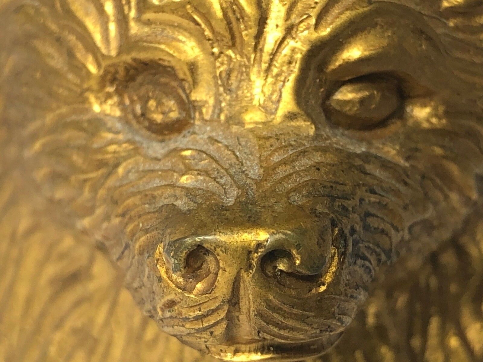 Antiek art deco verguld bronzen Spitz hond auto-mascotte gesigneerd A G Ward photo Kunst