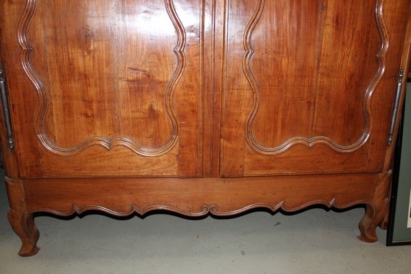Wardrobe Regency / Louis XV Cherry 18th photo for sale