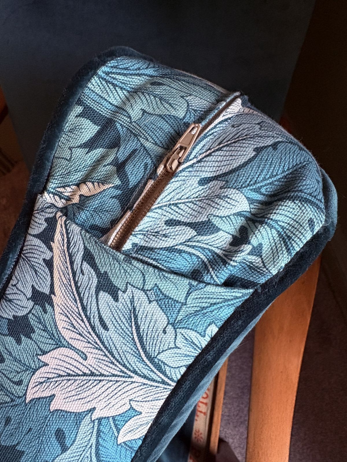 Parker Knoll Chair Refurbished In William Morris Acanthus. photo Furniture