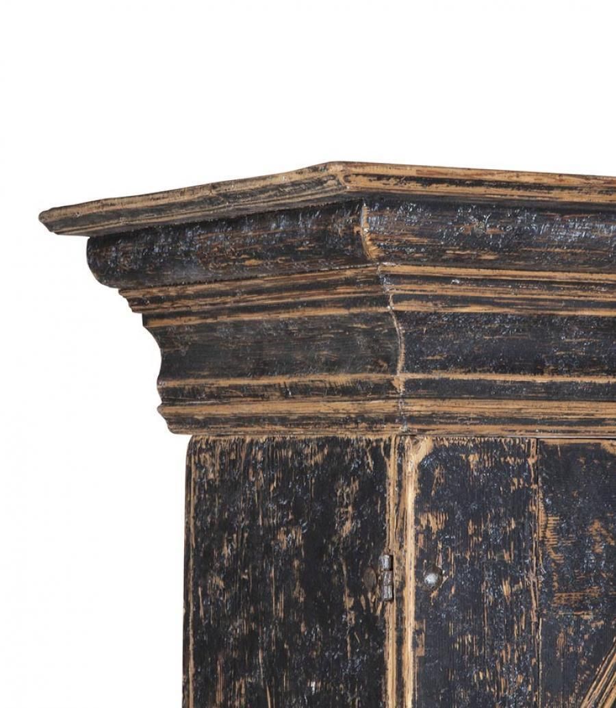 18th Century Swedish Period Baroque Cabinet photo vintage