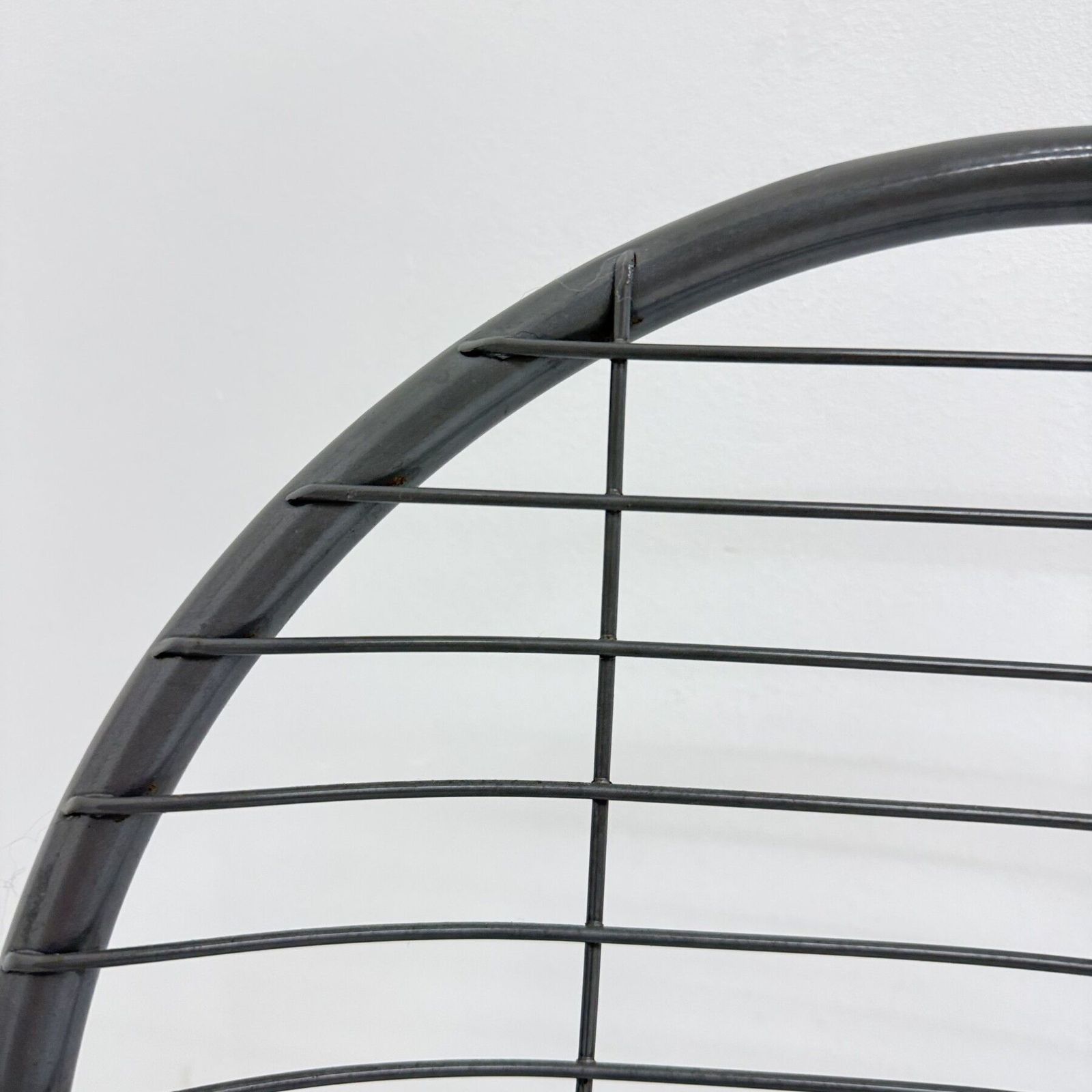 photo furniture Niels Gammelgaard For Ikea Grey Wire Metal Folding Chair , 1970s