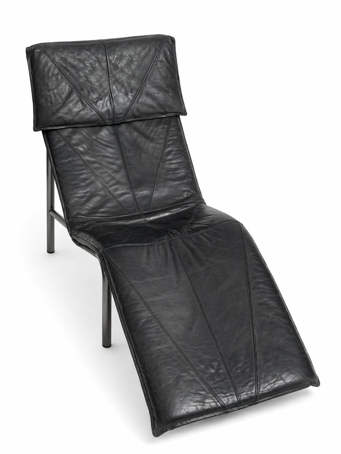 Skye Longue, Relax Armchair, Tord Björklund – Black Leather Relax Armchair photo furniture