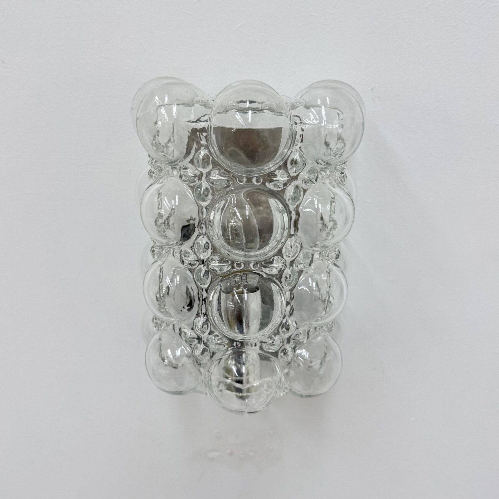 Set van 2 Bubble Glass wandlampen van Helena Tynell voor Limburg, Duitsland, jaren 1970 photo vintage