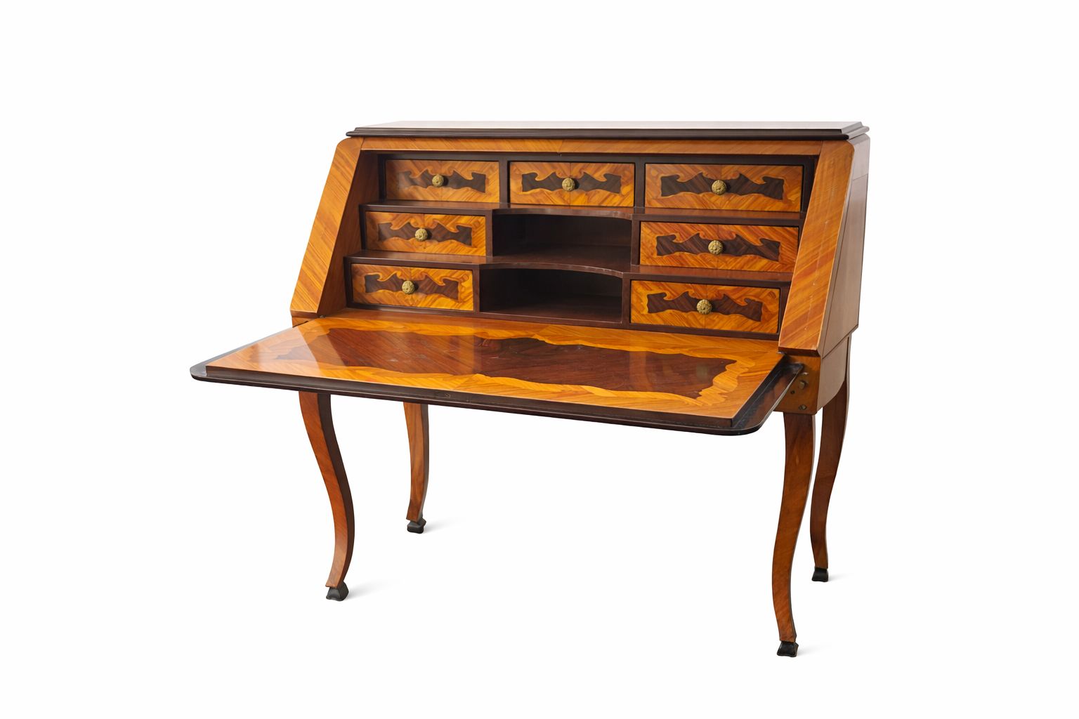 French Louis XV Style Marquetry Secretary/Desk ("Bonheur Du Jour") photo for sale
