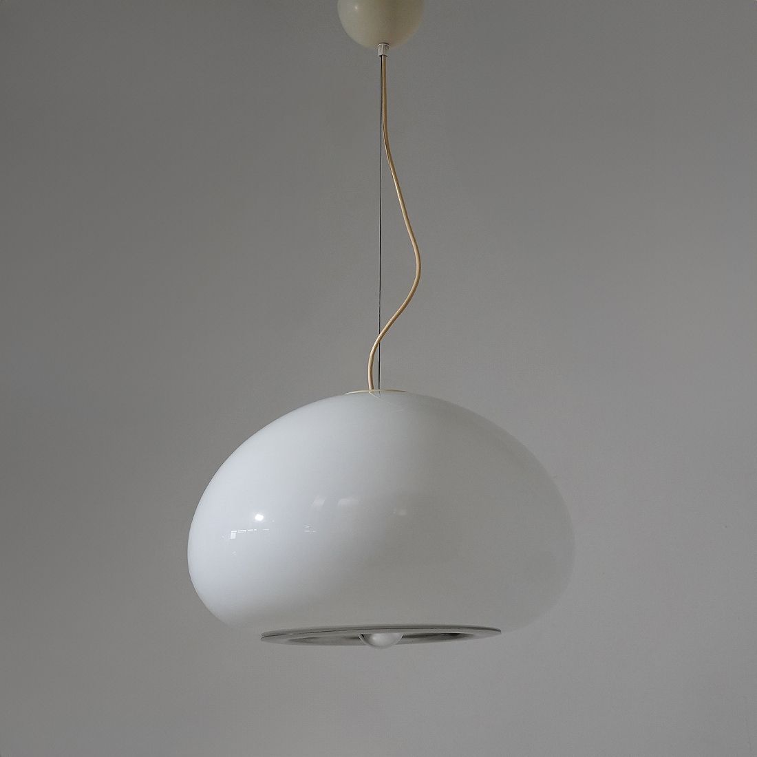 “Black And White” Chandelier By The Castiglioni Brothers For Flos, 1960s photo buy