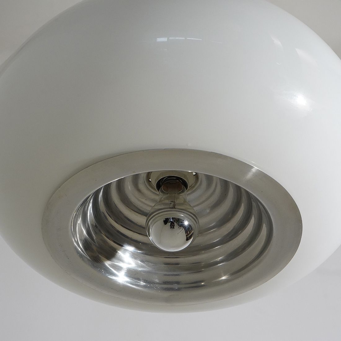 photo for sale “Black And White” Chandelier By The Castiglioni Brothers For Flos, 1960s