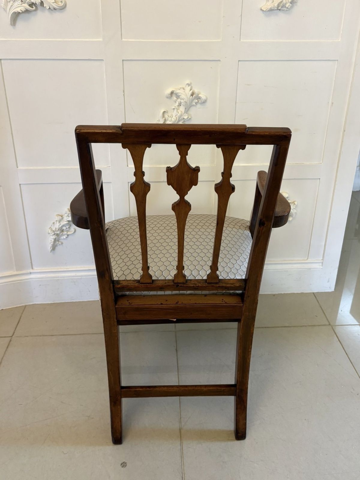 Antique 19th Century English Mahogany Dining Chairs Set Of 8 Carvers Newly Upholstered photo vintage