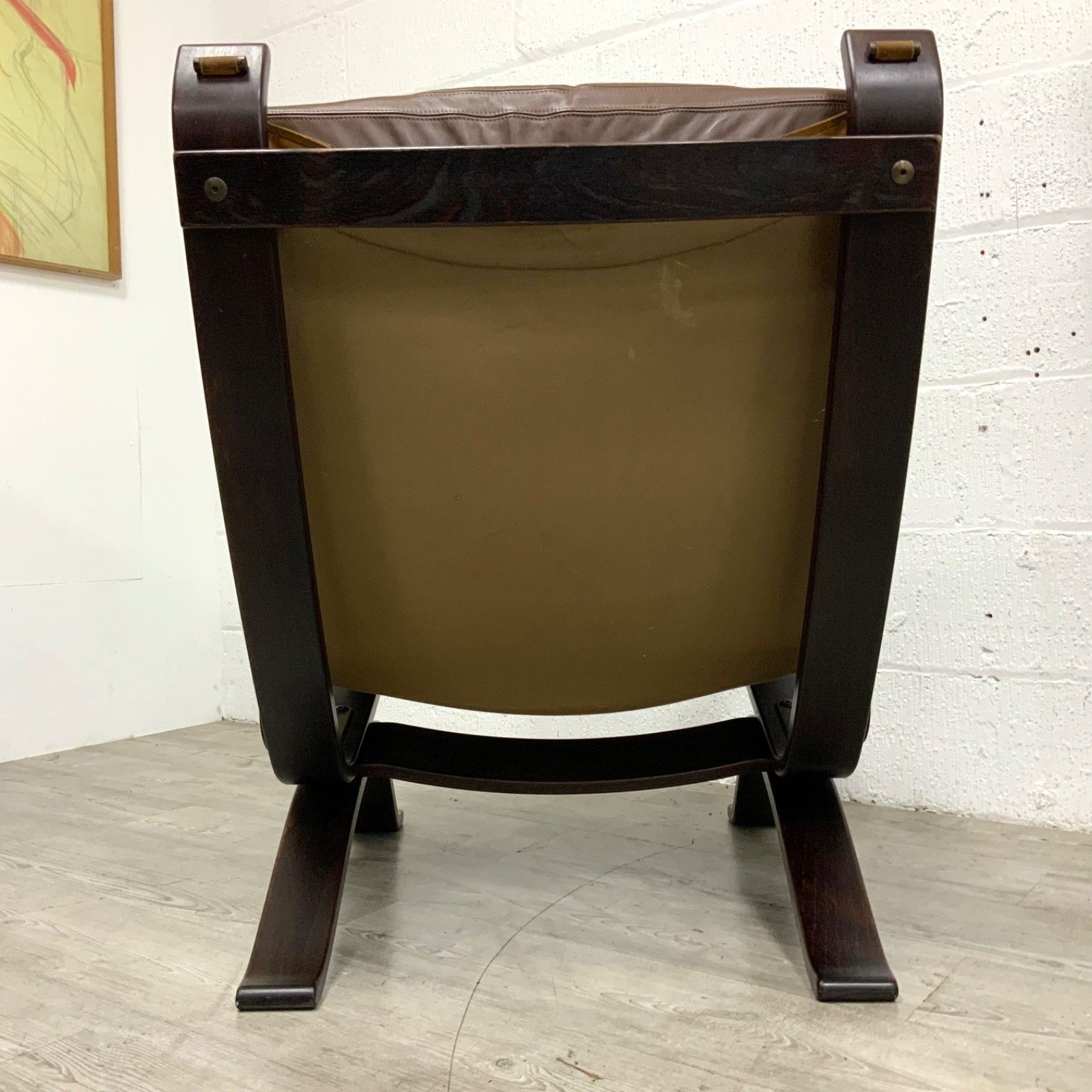 photo vinterior Vintage Danish “Focus” Sling Lounge Chair  By H W Klein For Bramin Mobler 1970s