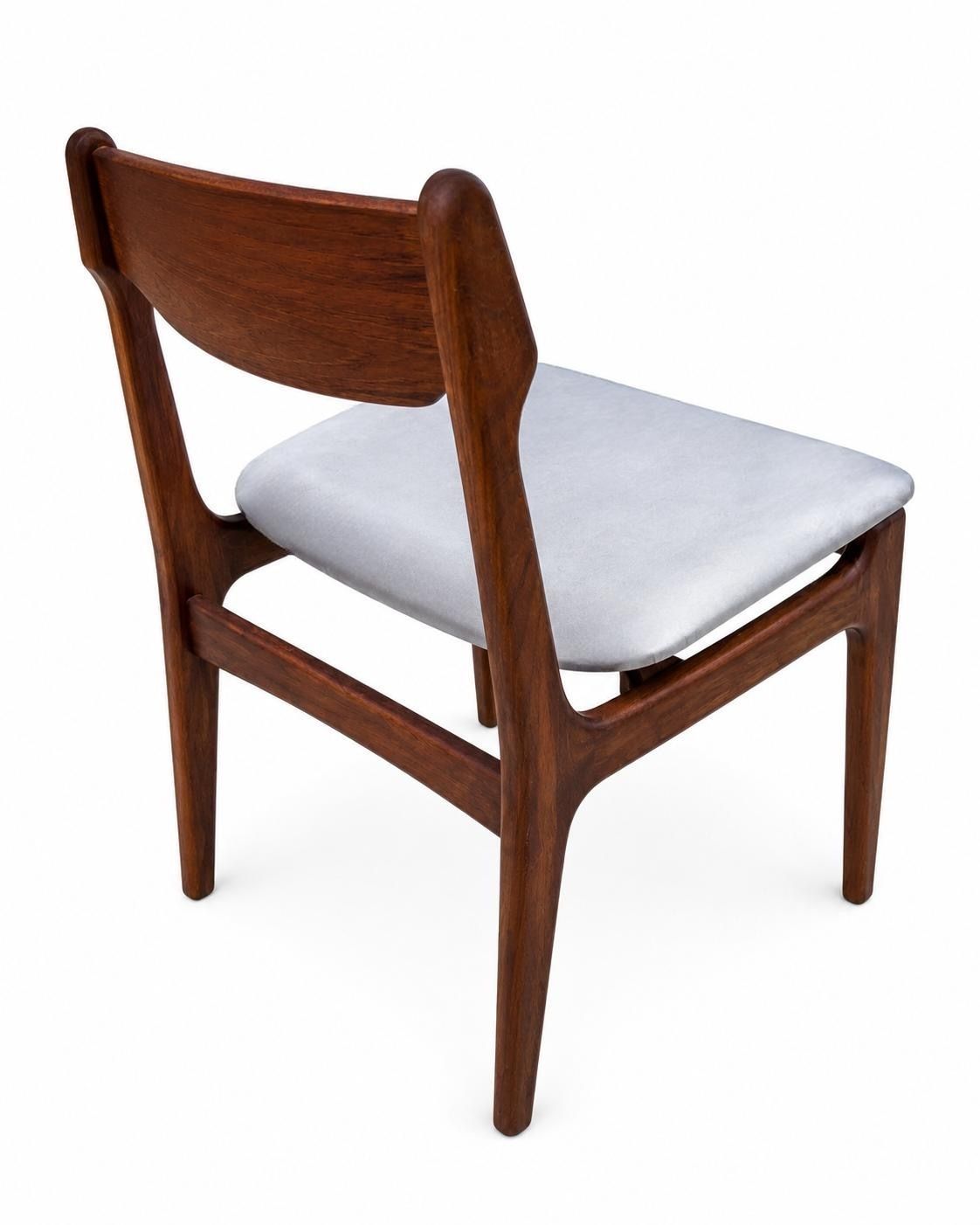 Erik Buch Teak Dining Chair Set From The 1960s Completely Renovated photo furniture