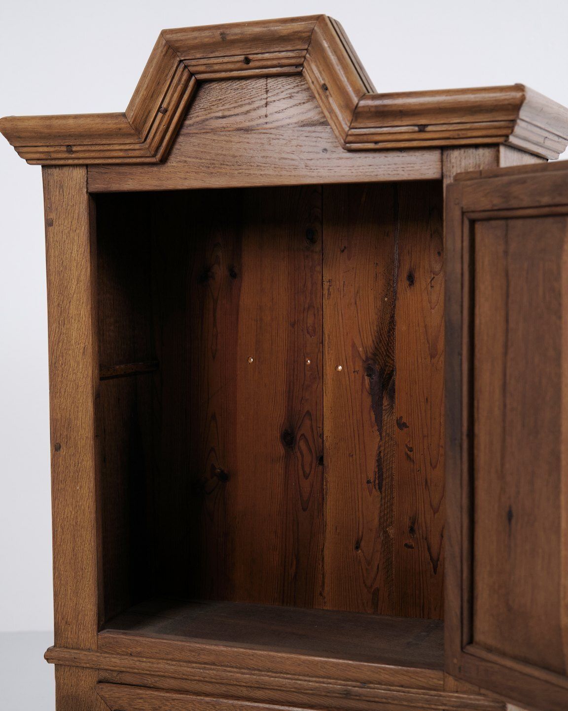 Wall Cabinet / Tobacco Cabinet In Oak From The 1930s photo vinterior