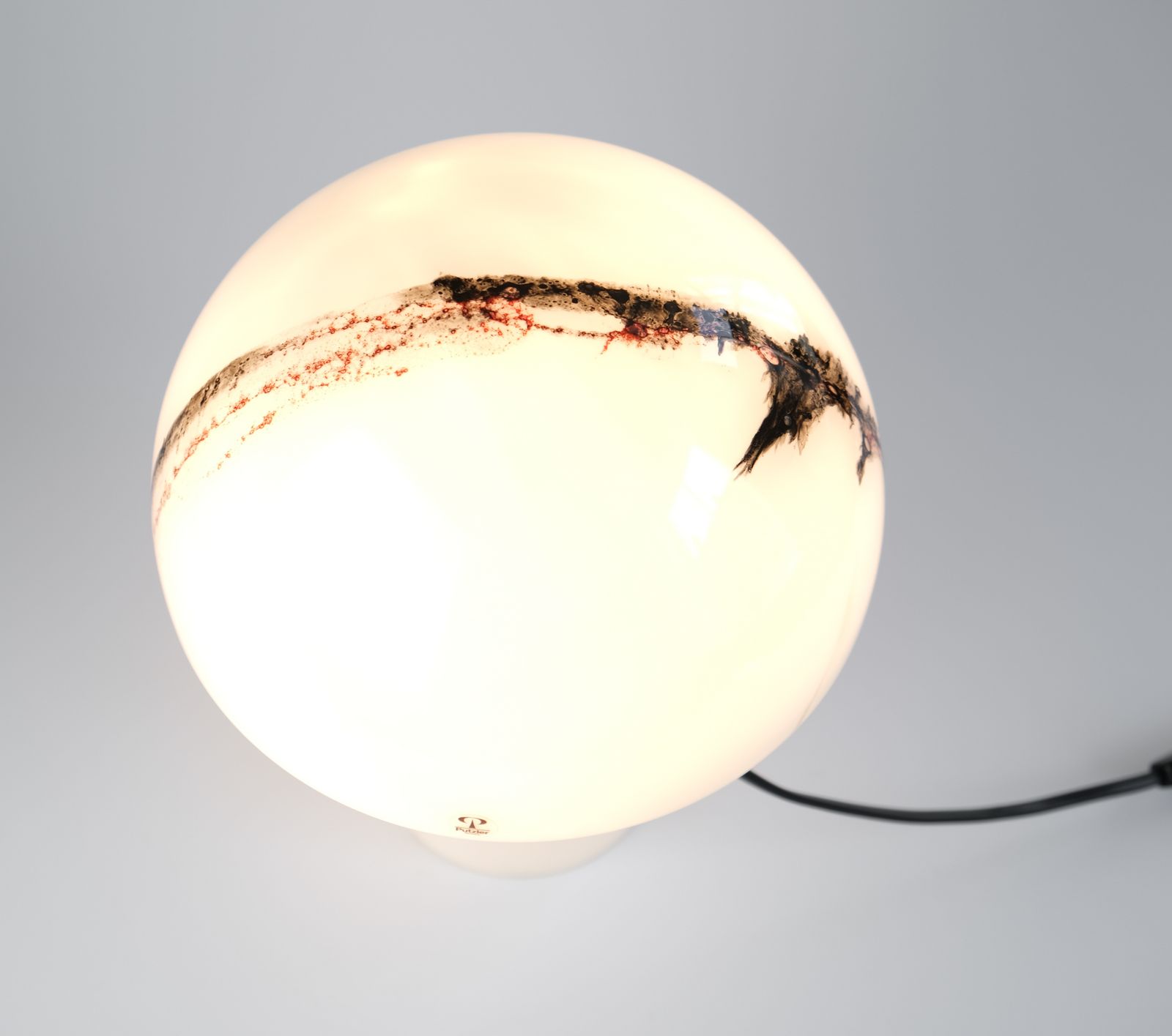 photo for sale Mid Century "Lido" Glass Table Lamp By Peill & Putzler, Germany C.1970s