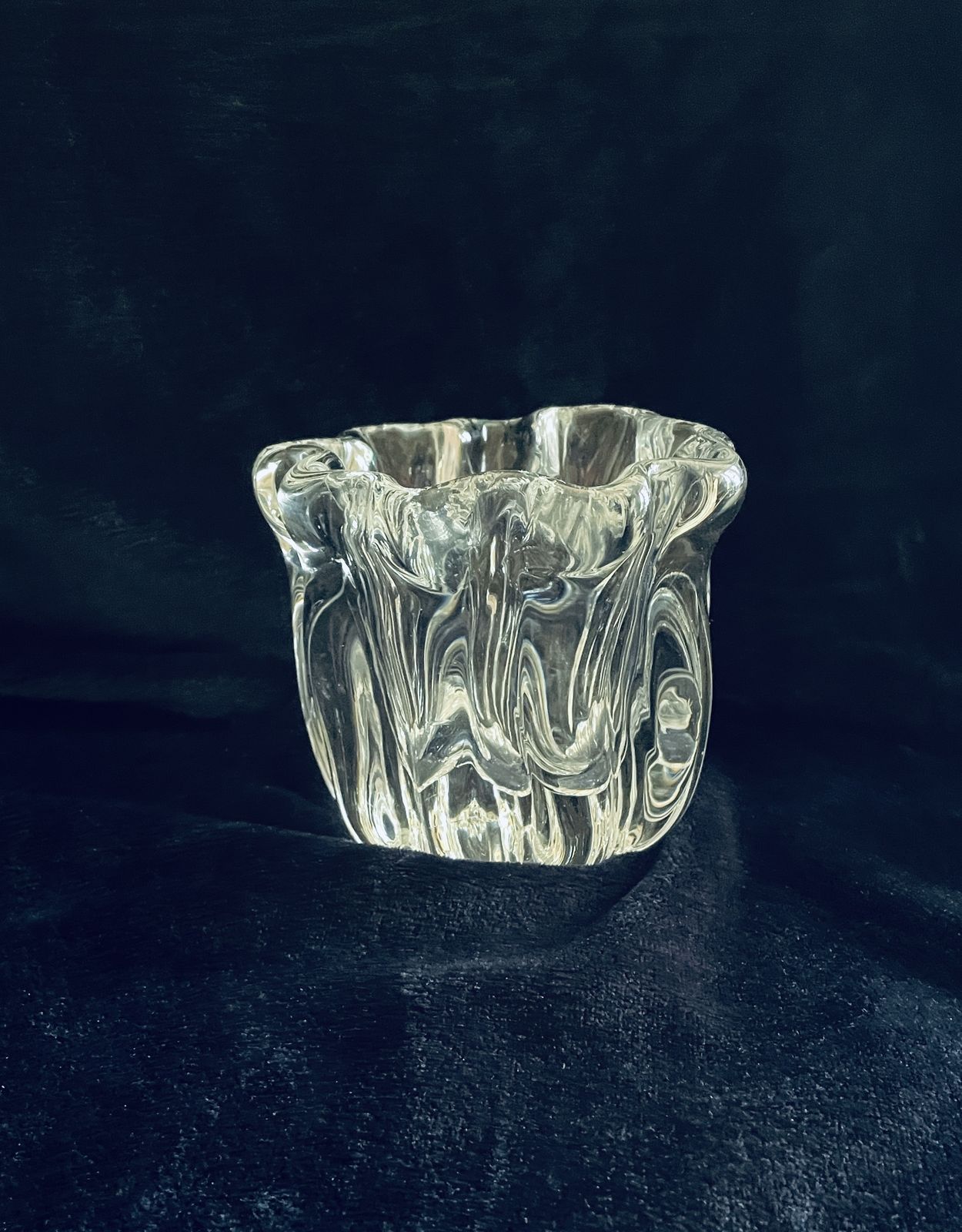 Vintage Finnish Studio Glass Vase By Tapio Wirkhala photo 325.0