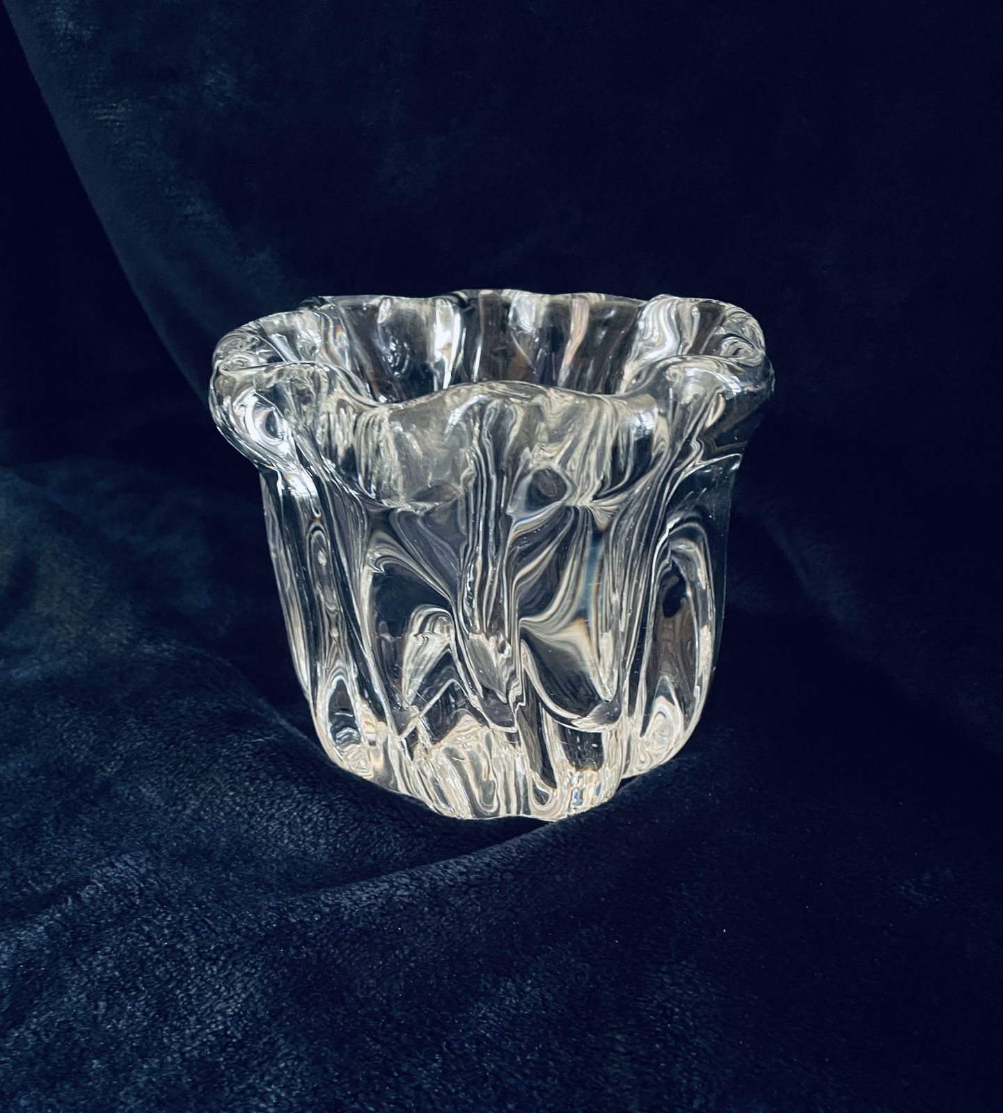 Vintage Finnish Studio Glass Vase By Tapio Wirkhala