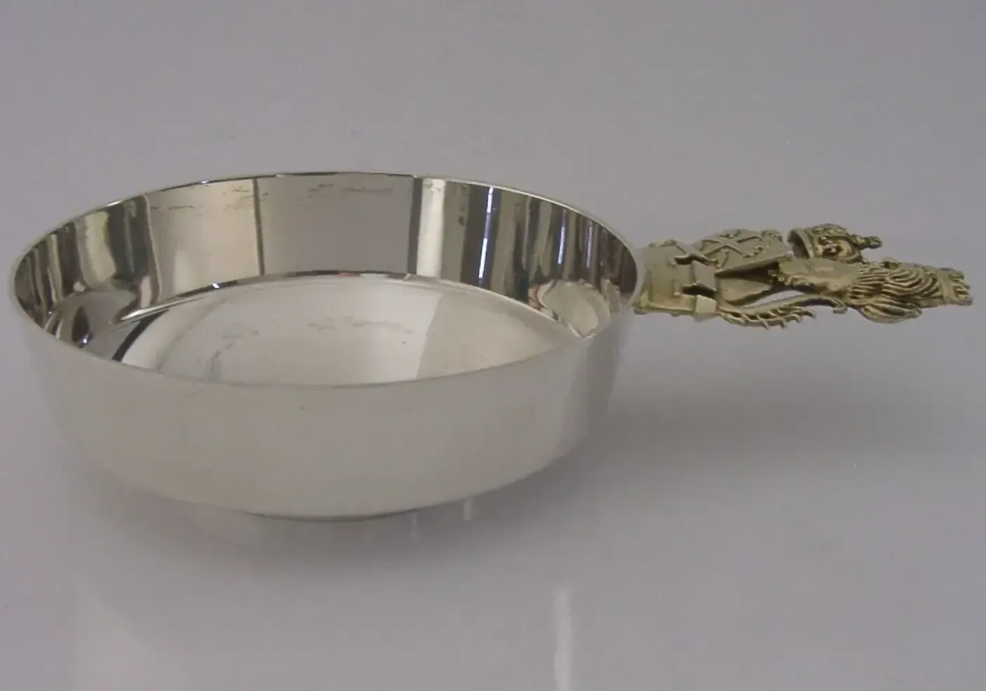 Aurum English Sterling Silver Westminster Abbey Bowl Porringer 1977 263g photo buy