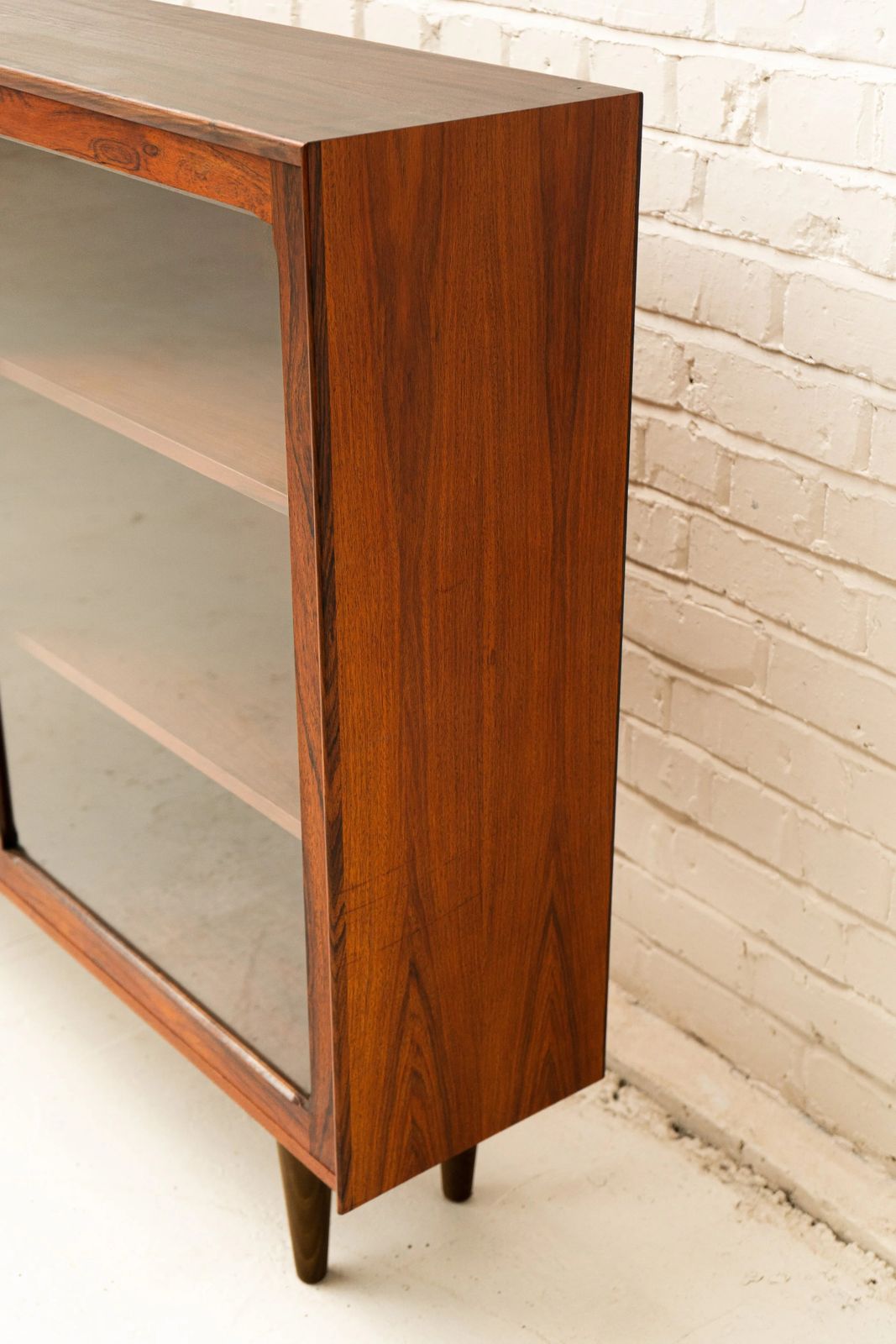 Poul Hundevad Rosewood & Glass Bookshelf photo Furniture