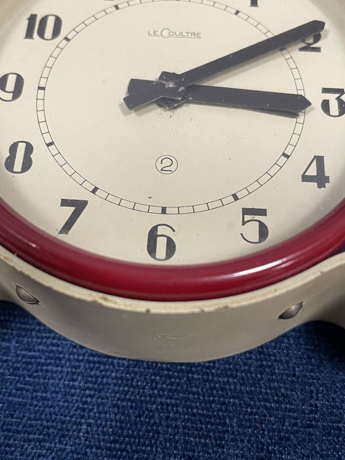 250.0 Art Deco 1920s Le Coultre Travel Alarm Clock With Original Box photo
