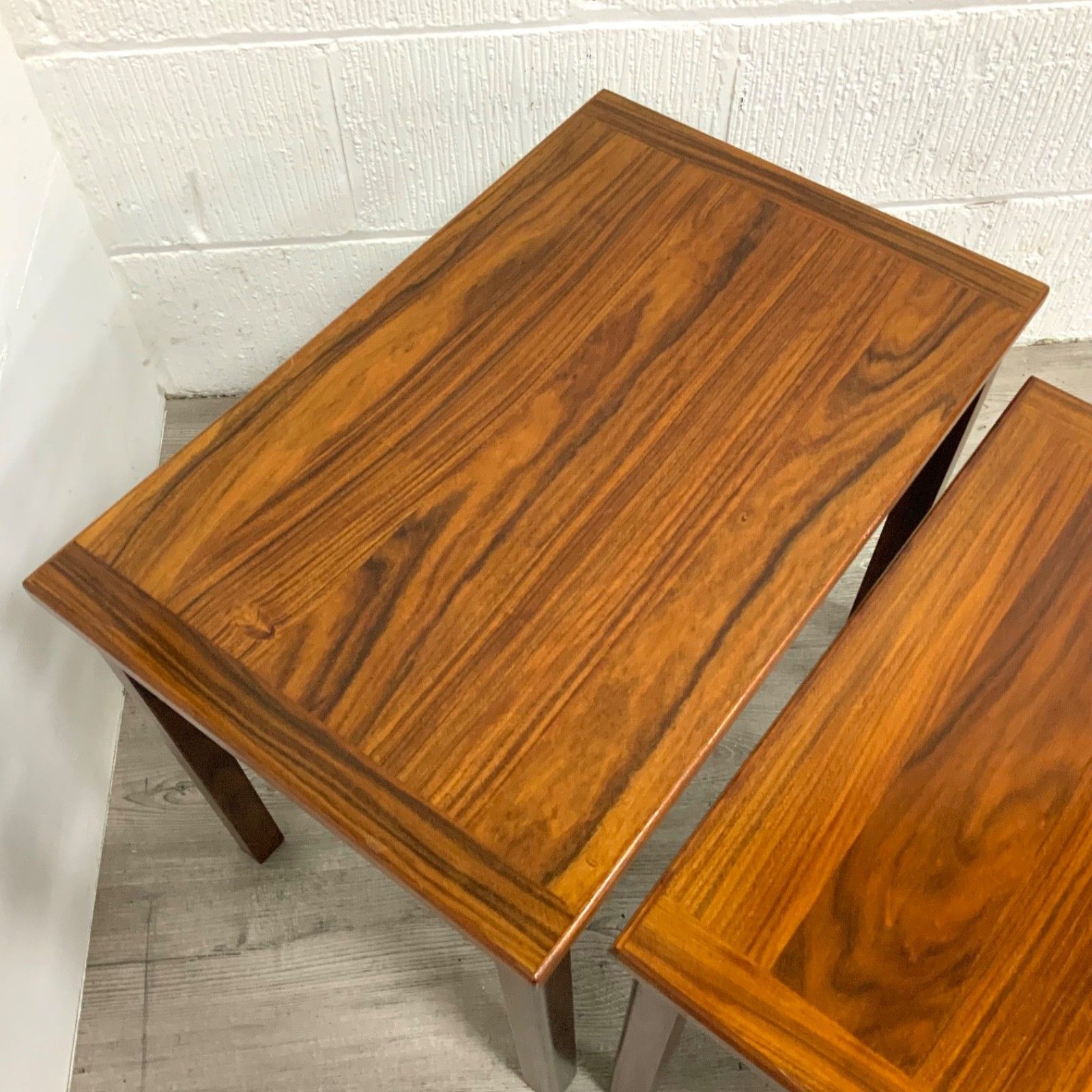 Danish Rosewood Nest Of Tables By Trioh Denmark 1970s Midcentury Modern photo buy