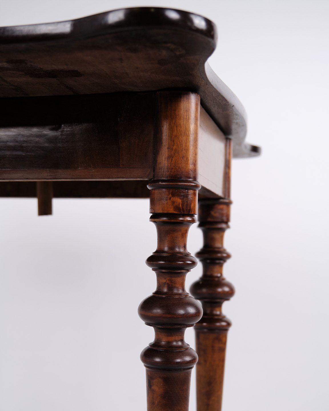 Games Table In Polished Mahogany With Brass Mounts From The 1860s photo 745.0