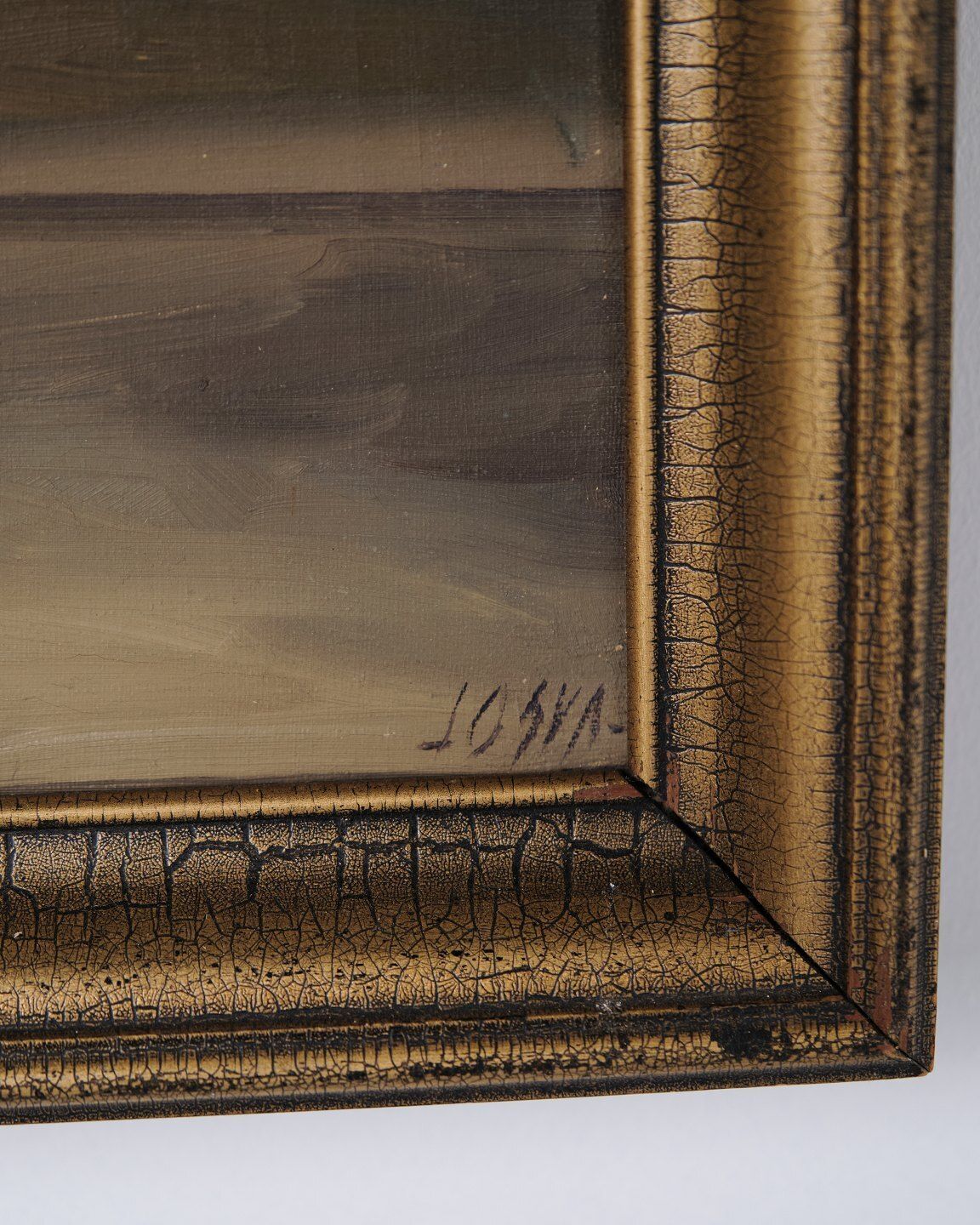 Interior Painting “Lady At The Piano” In Gilt Frame From The 1930s photo 250.0