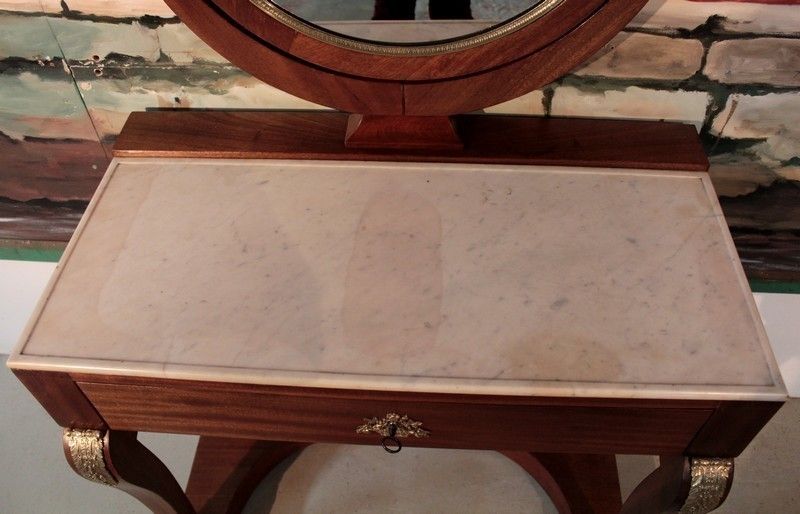 Restoration Dressing Table Mahogany 19th photo Furniture