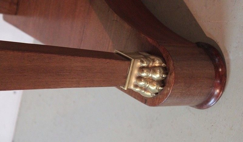 2607.96 Restoration Dressing Table Mahogany 19th photo
