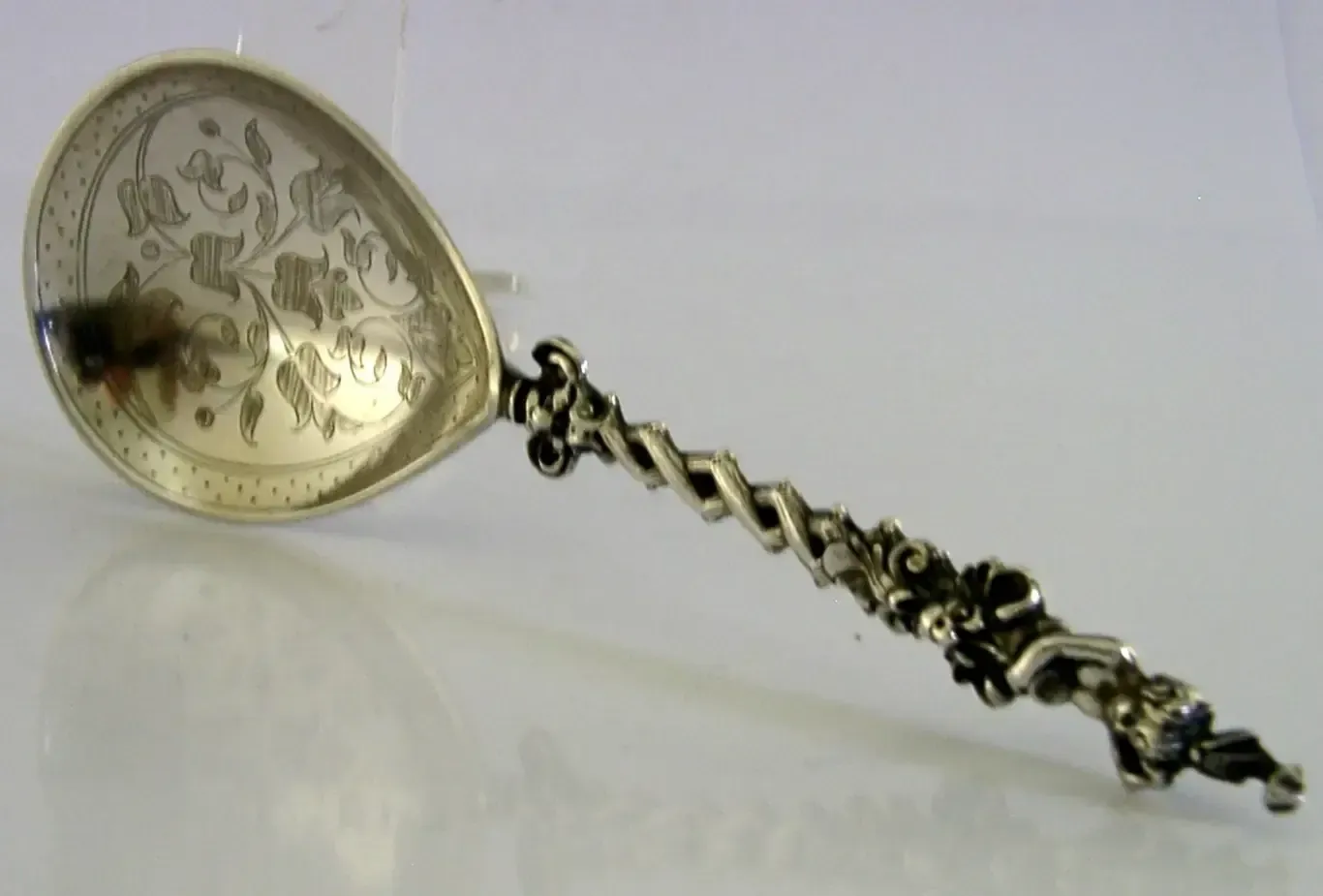 Marius Hammer Norwegian Antique Silver 830s Baptism Spoon C1900 Norway 44g photo furniture