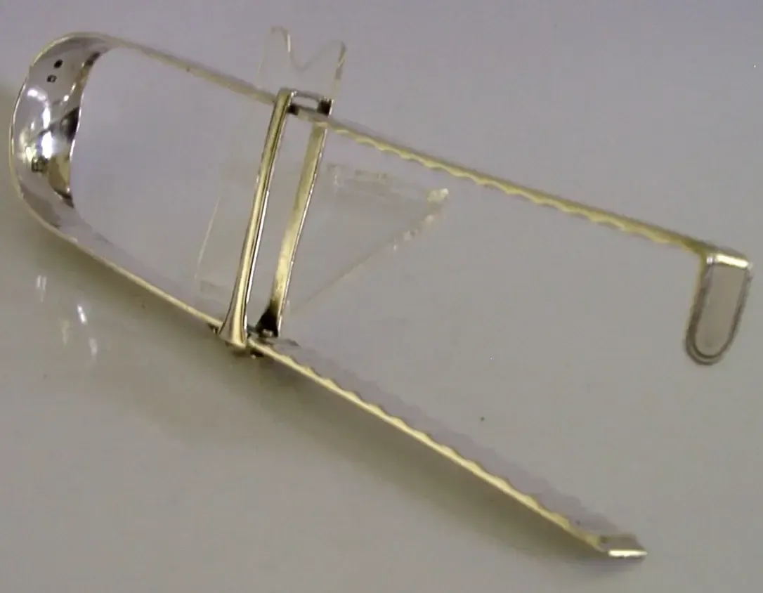 Willoughby Family Owl Crested Georgian Sterling Silver Serving Tongs C1780s