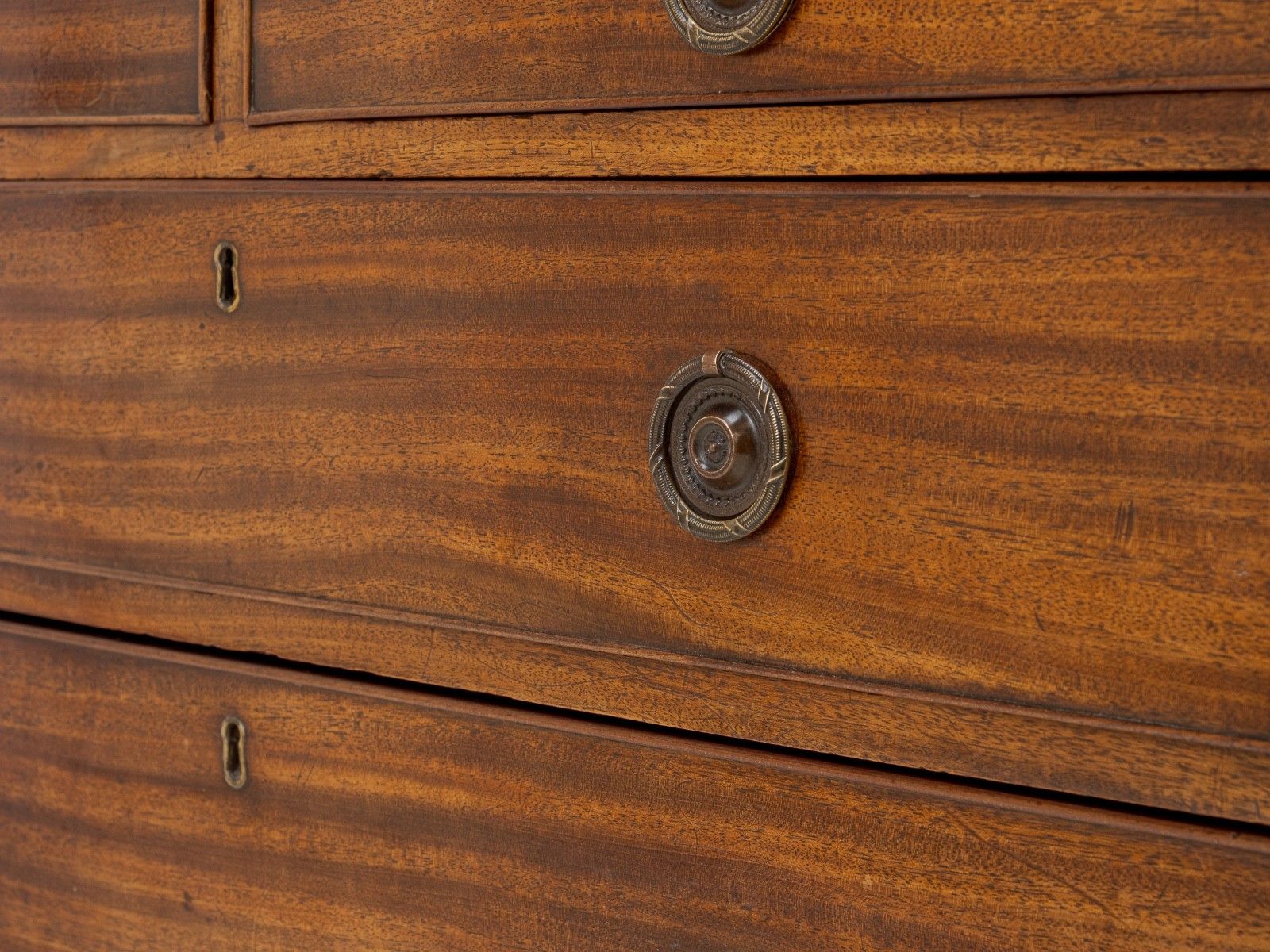 Late George III / Regency Inlaid Mahogany Caddy Top Chest Of Drawers C.1800–1820 photo vinterior