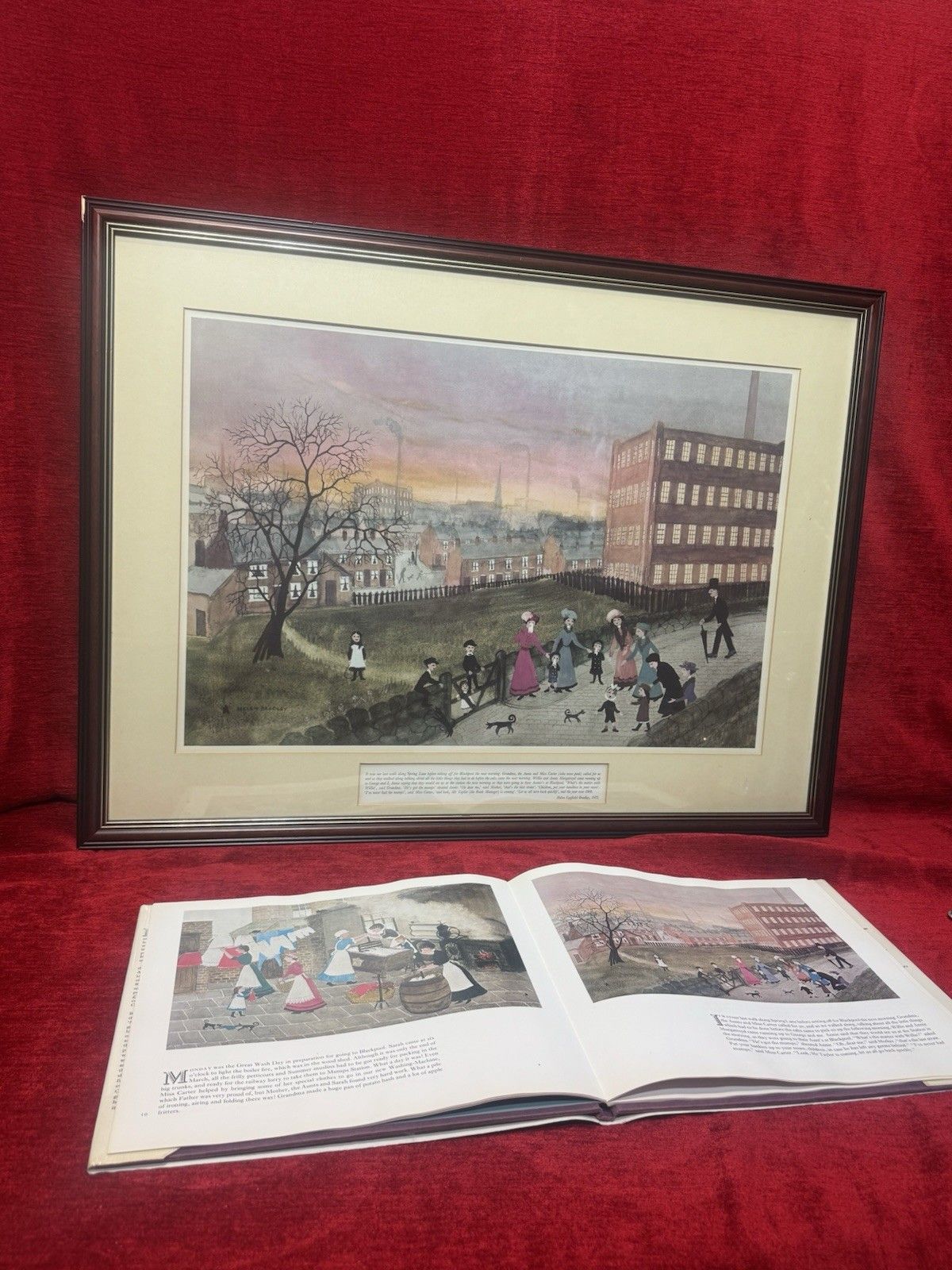 photo vinterior Helen Layfield Bradley (1900 1979) Framed Print Titled Spring Walk
