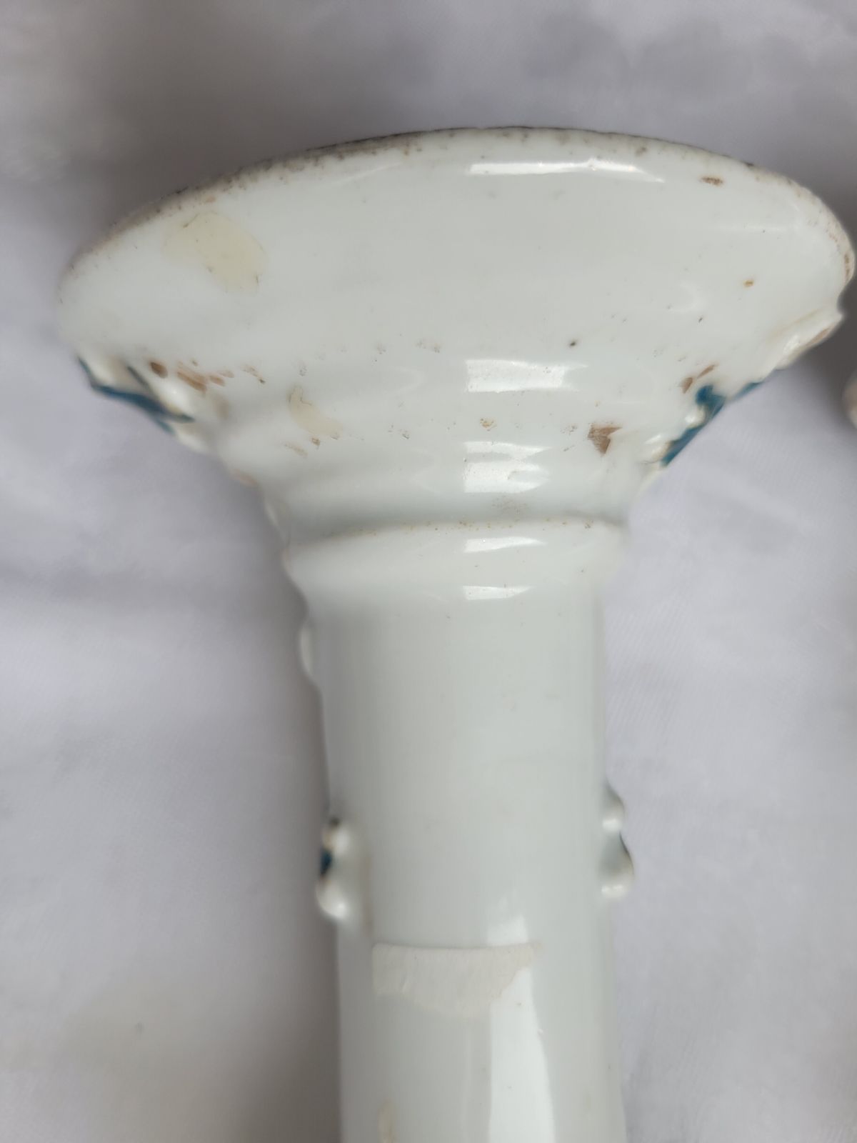 photo furniture German Rococo Revival Porcelain Candlesticks — Pair Of Gilt Dresden‑Style Holders (C.1880–1910)