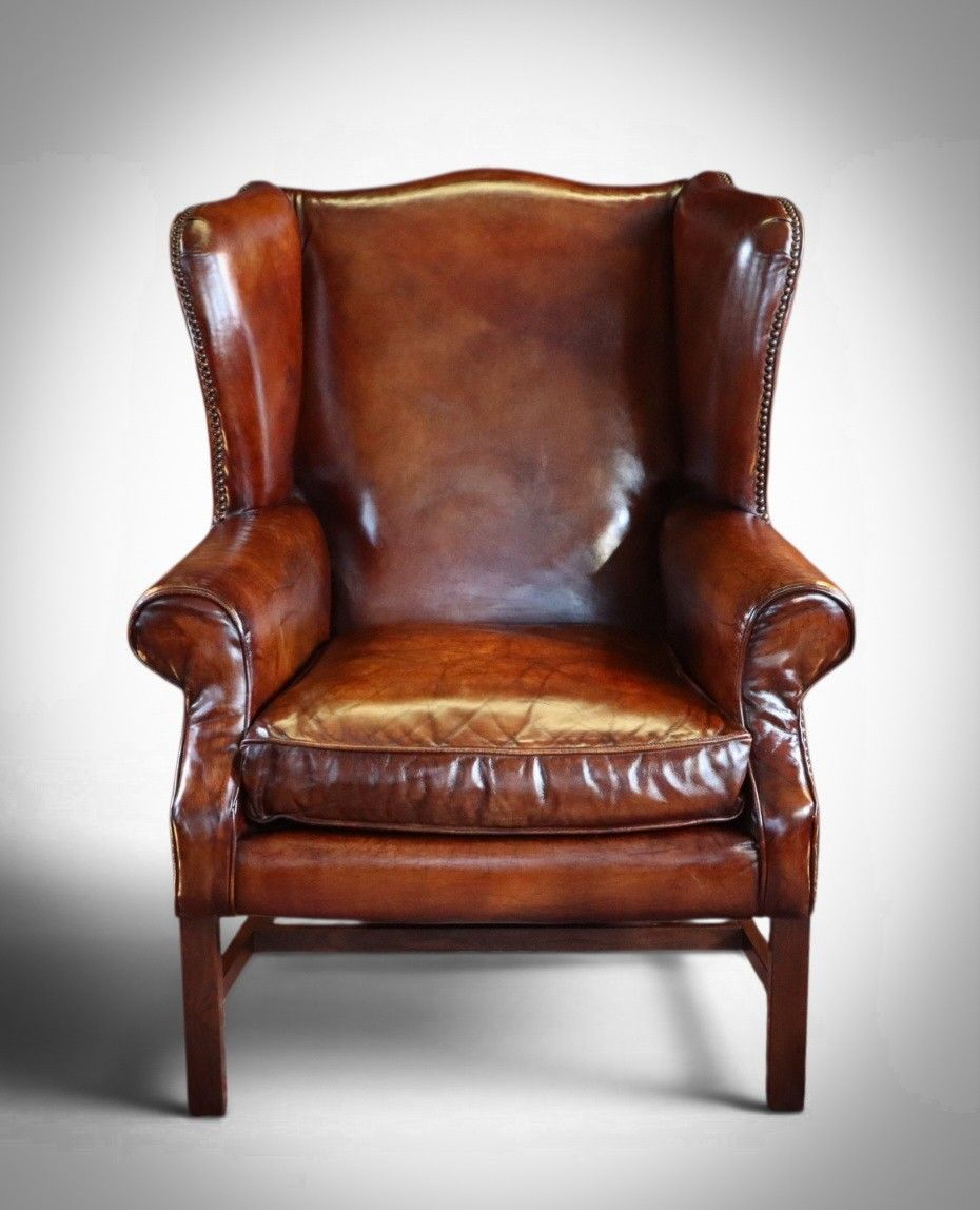 Superb Timothy Oulton Halo Lincoln Club Cigar Leather Armchair Antique Whisky 🚚 photo 1600.0