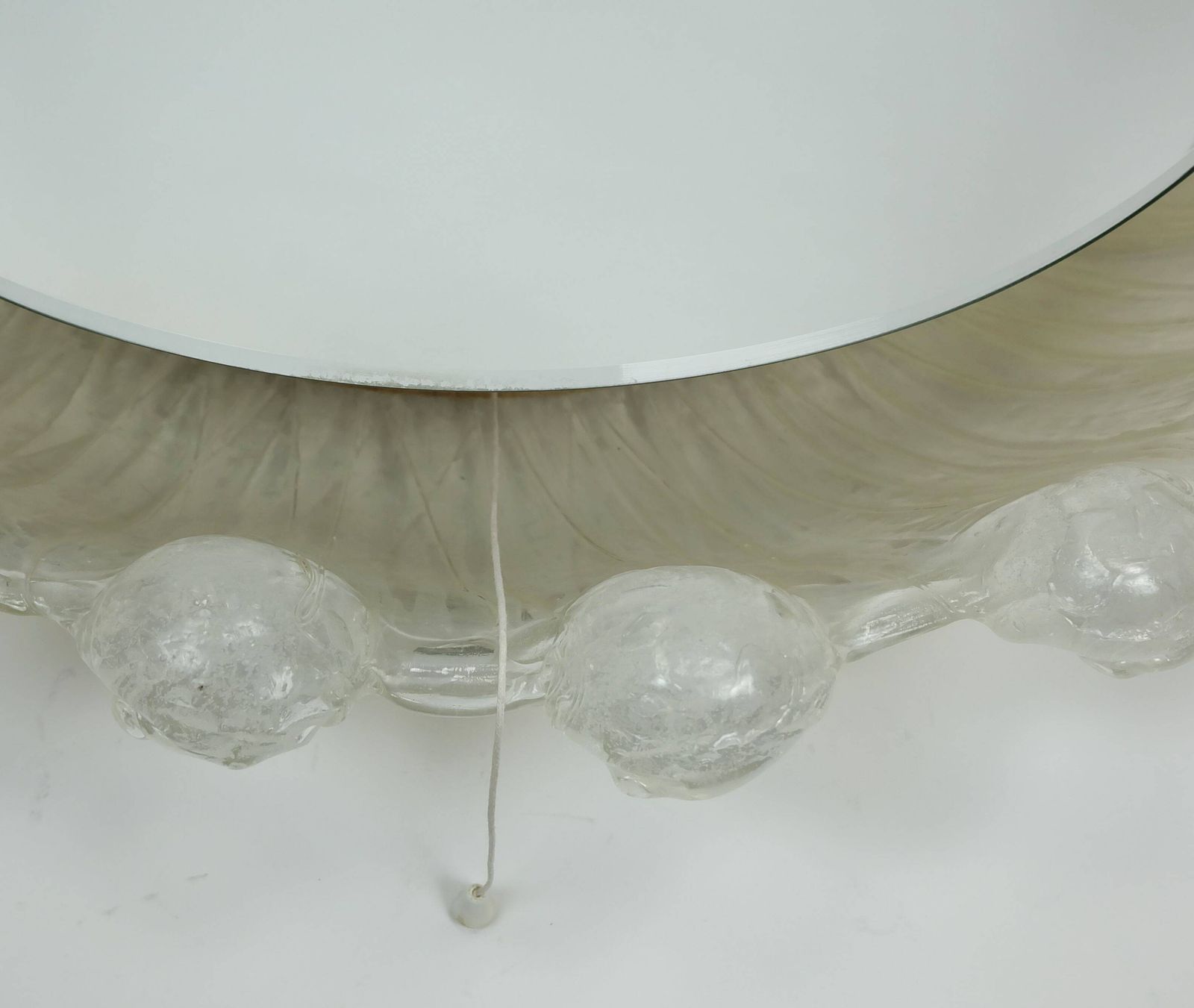 Backlit Mirror By Schöninger, Acrylic Frame, Frosted Glass, 1960s 1970s Decor photo vinterior
