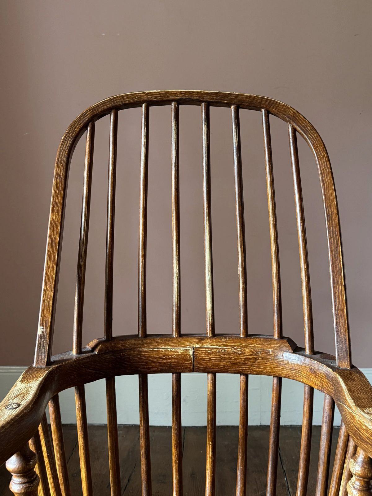 photo buy 19th Century Welsh Stick Chair With Original Scumble Paint Finish