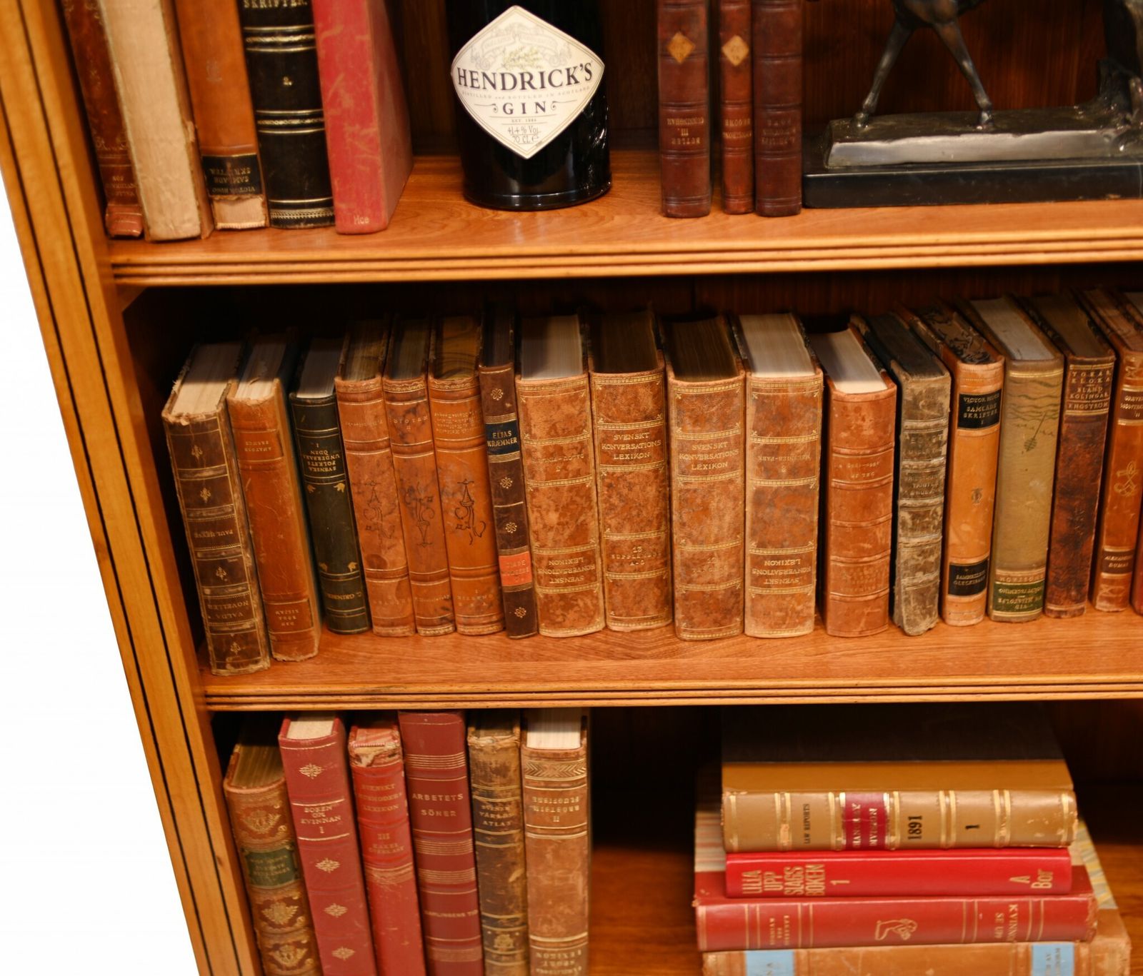 Pair Regency Bookcases   Open Sheraton Satinwood 7 Ft Bespoke photo 2400.0