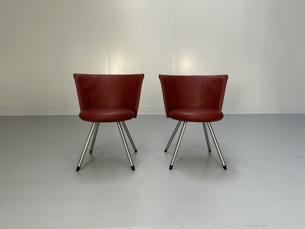Pair Of Erik Jorgensen “Ej 11” Cocktail Chairs – In Oxblood Leather photo furniture