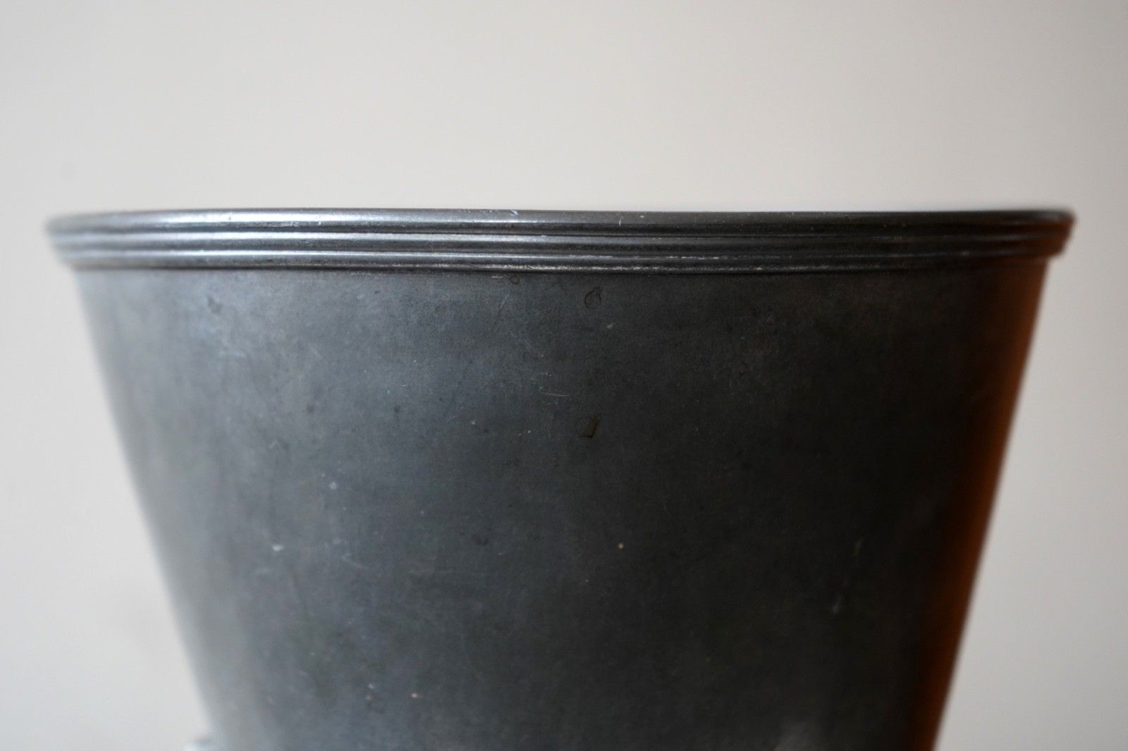Dutch Art Deco Amsterdam School Pewter Vase By Daalderop, 1920 photo Home Decor