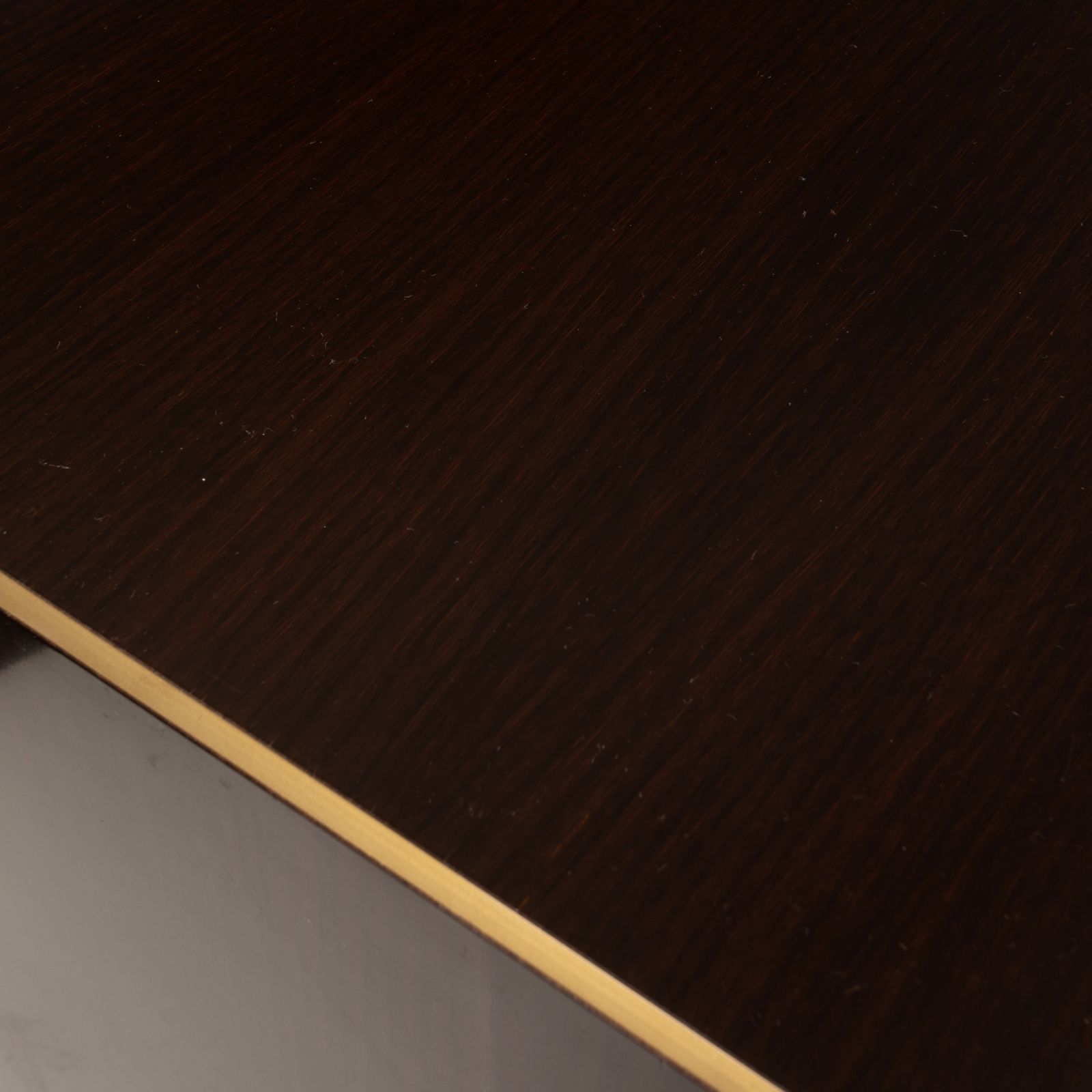 Pair Of African Rosewood And Brass Bedside Tables For Fratelli Turri photo buy