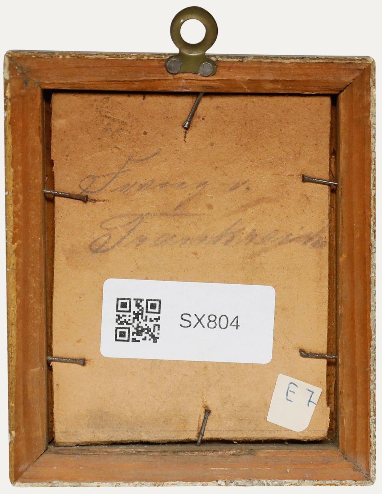 German School Miniature 19th Century Oil, Francis I Of France photo Art