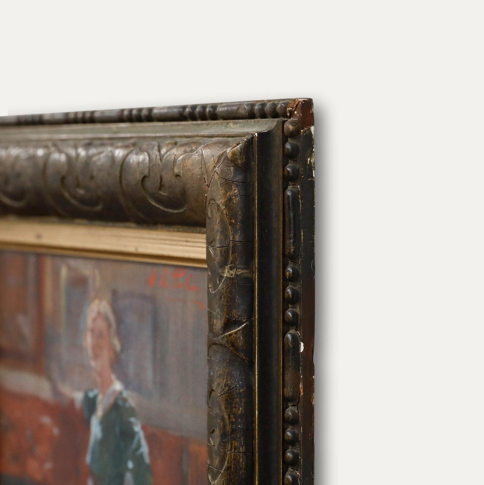William Mainwaring Palin (1862 1947) Framed Oil, Portrait Of Edith Sitwell photo buy