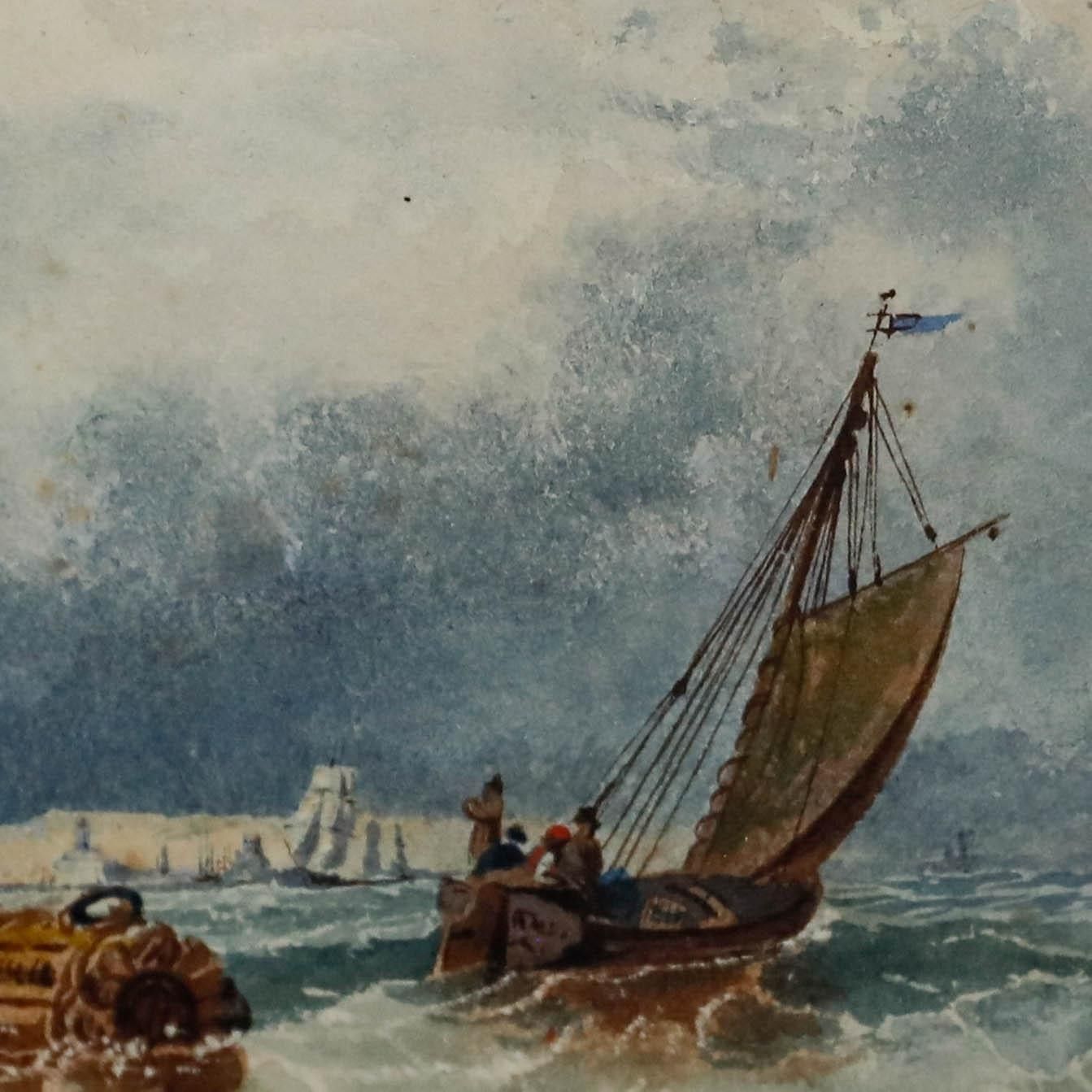 Early 19th Century Watercolour The French Approach photo Art