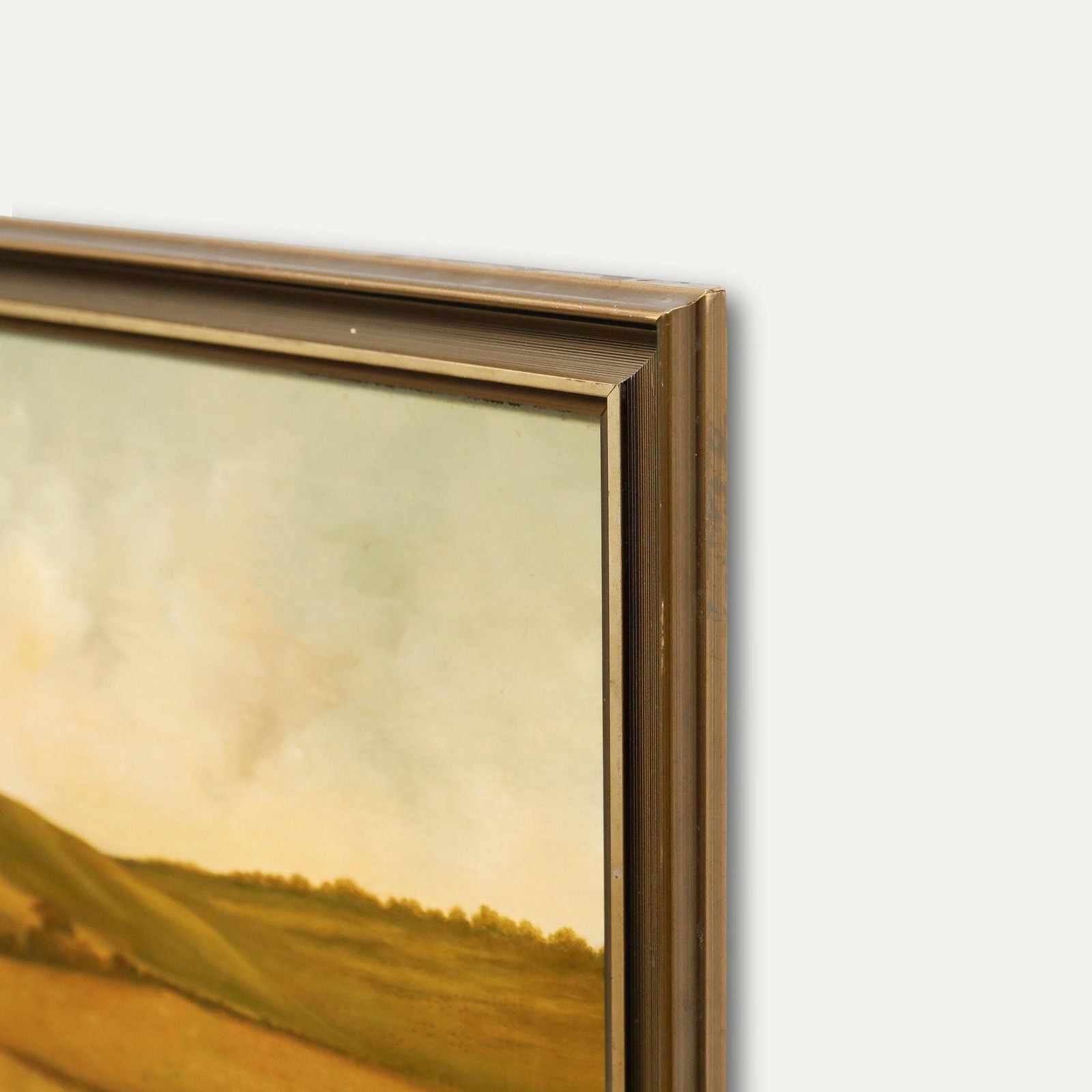 Early 20th Century Oil The Wheat Field photo buy