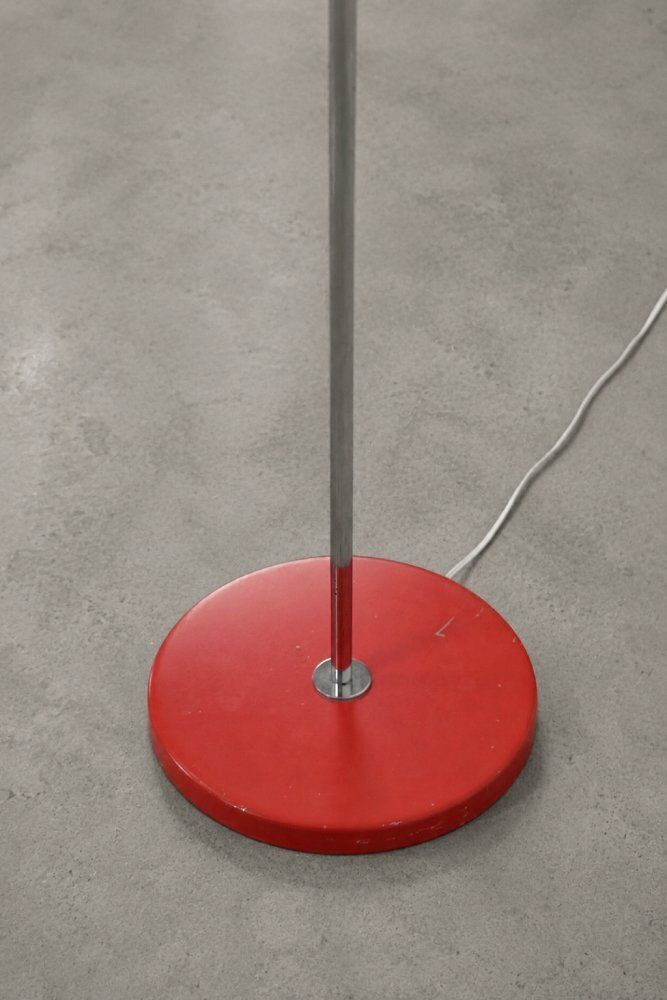 Lighting Mid Century Italian Modern Space Age Chrome Floor Lamp, 1960s photo