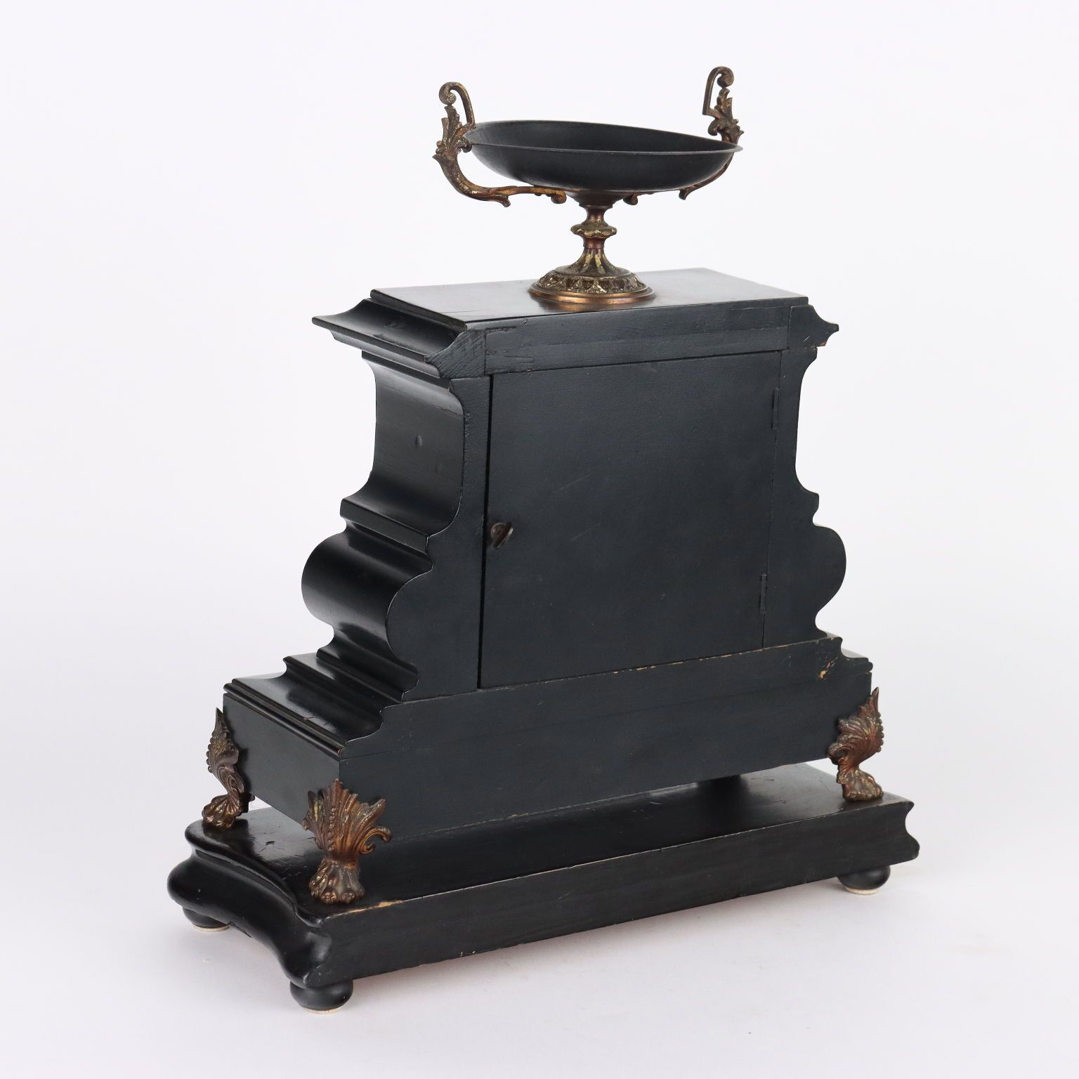 photo furniture Antique Wooden Clock Europe XIX Century
