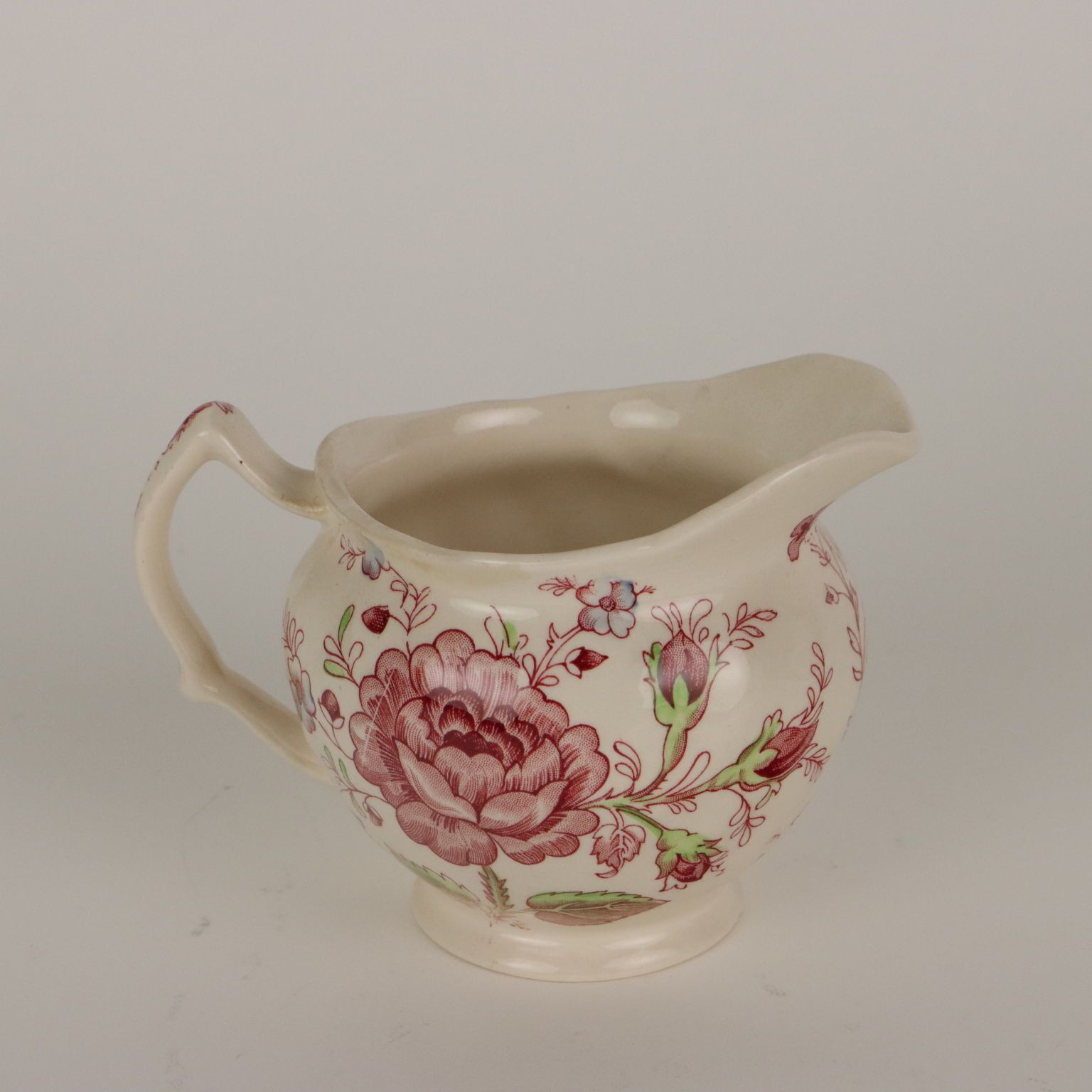 Service à café d'époque en porcelaine Johnson Bros. Rose Chintz '900 photo vinterior