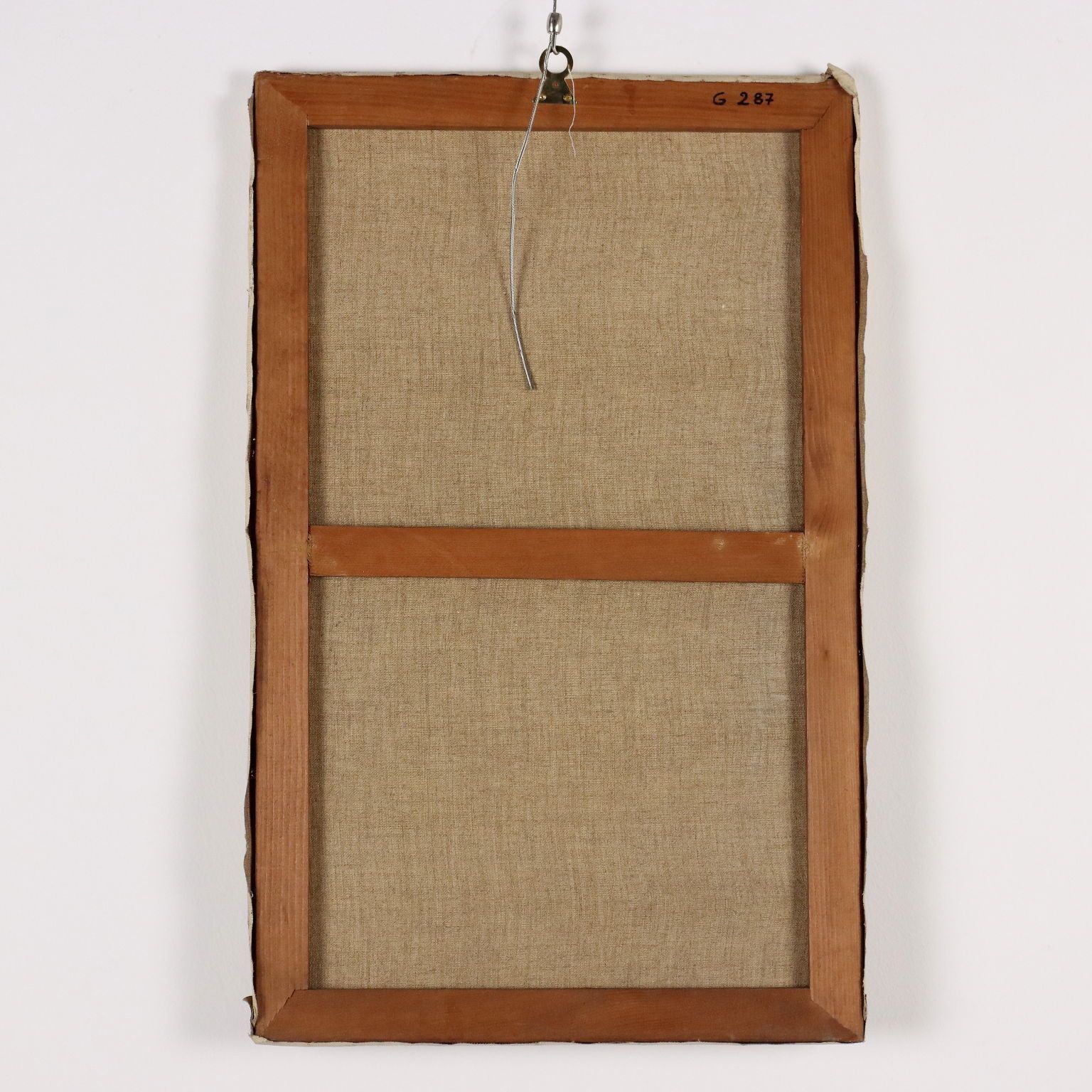 photo furniture Peinture moderne, femme paysanne mexicaine, signée Orazi, 1956