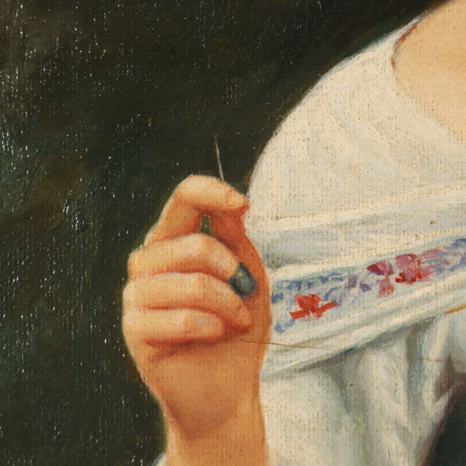 Antique Painting Copy From A. William Bouguereau XX Century photo vinterior