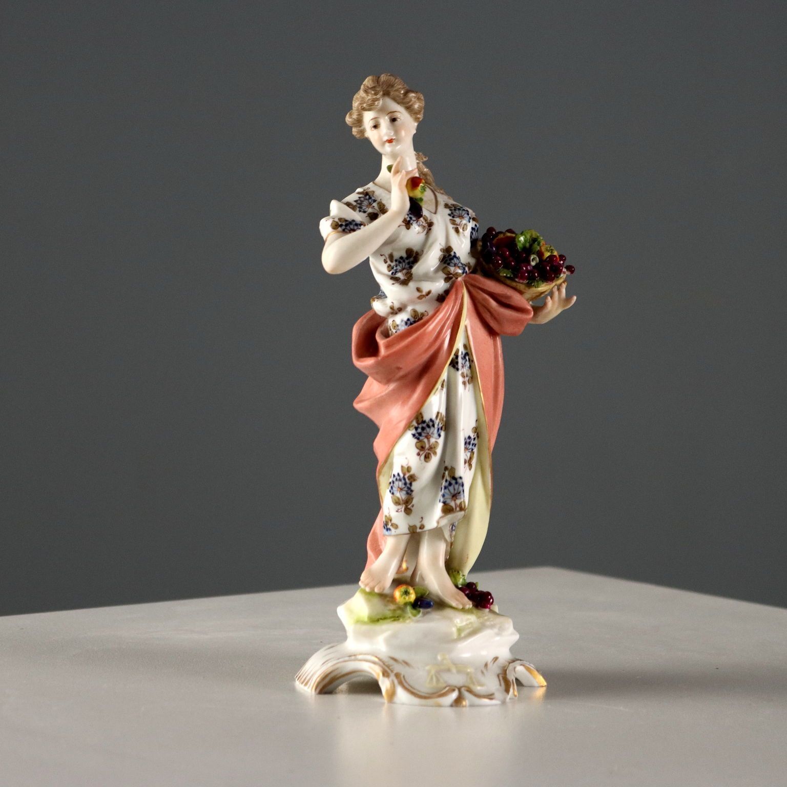 Antique Figurine Ludwigsburg Porcelain Germany XIX Century