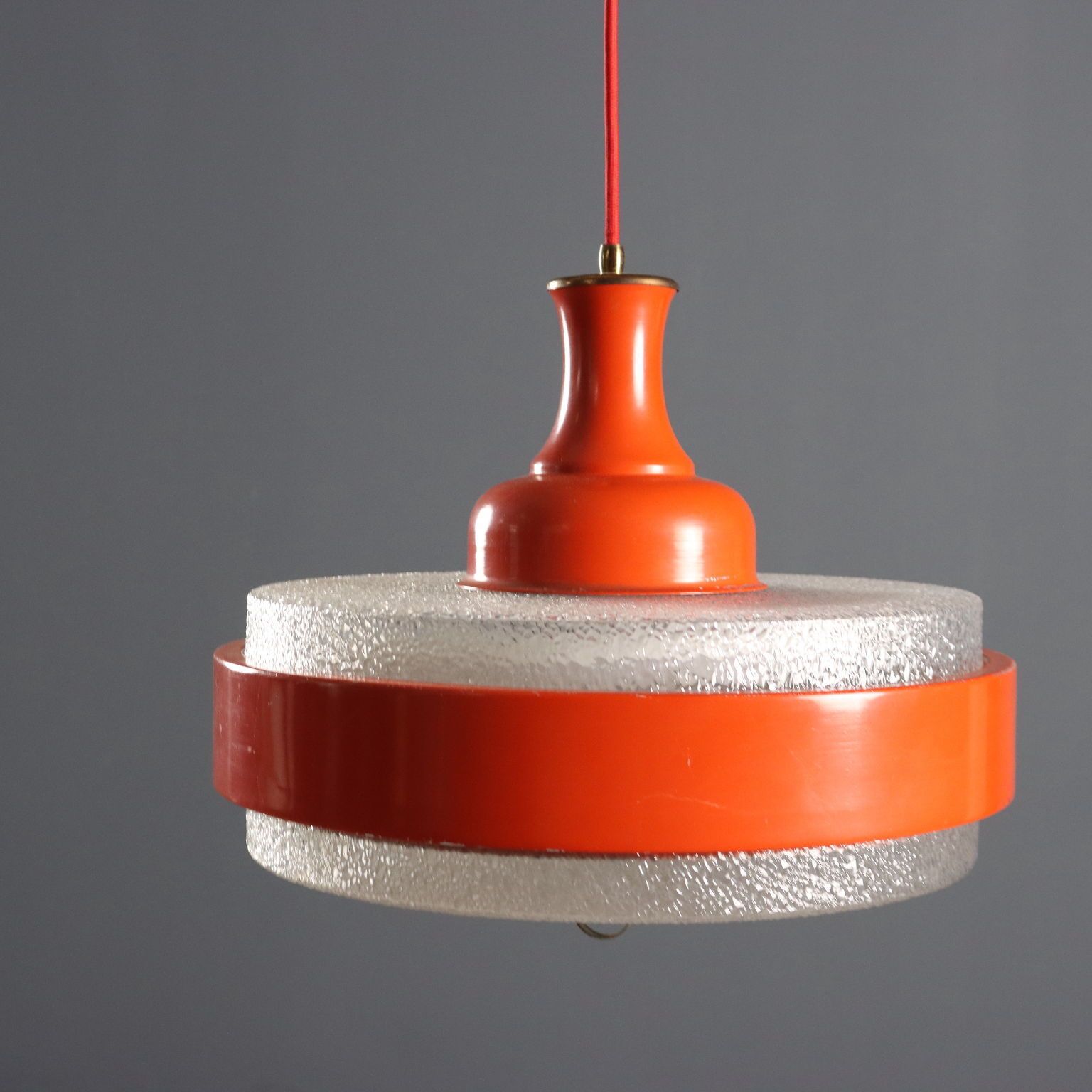 Lustre vintage en aluminium, design italien, années 1960-1970 photo 350.0