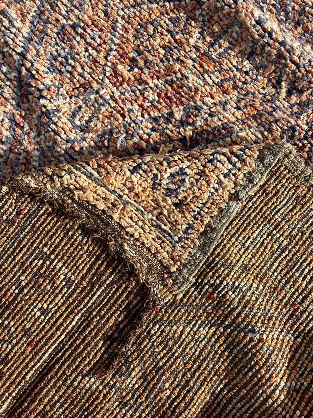 Vintage Moroccan Beni M’guild Rug 190x290 Cm – Authentic Handwoven Wool Berber Rug From The Atlas Mountains photo 1450.0